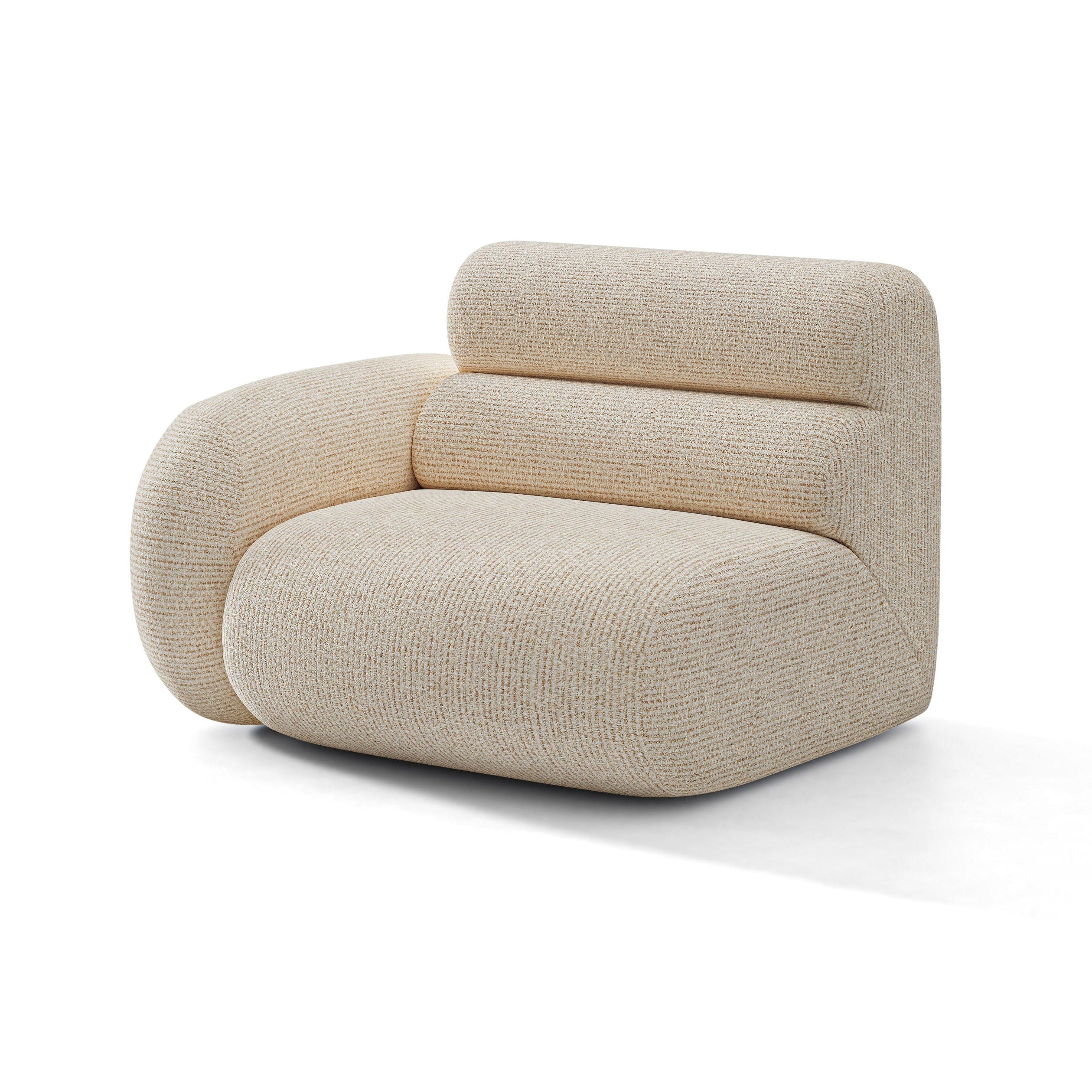 NEO Modular Sofa - Left Module in Beige Melange
