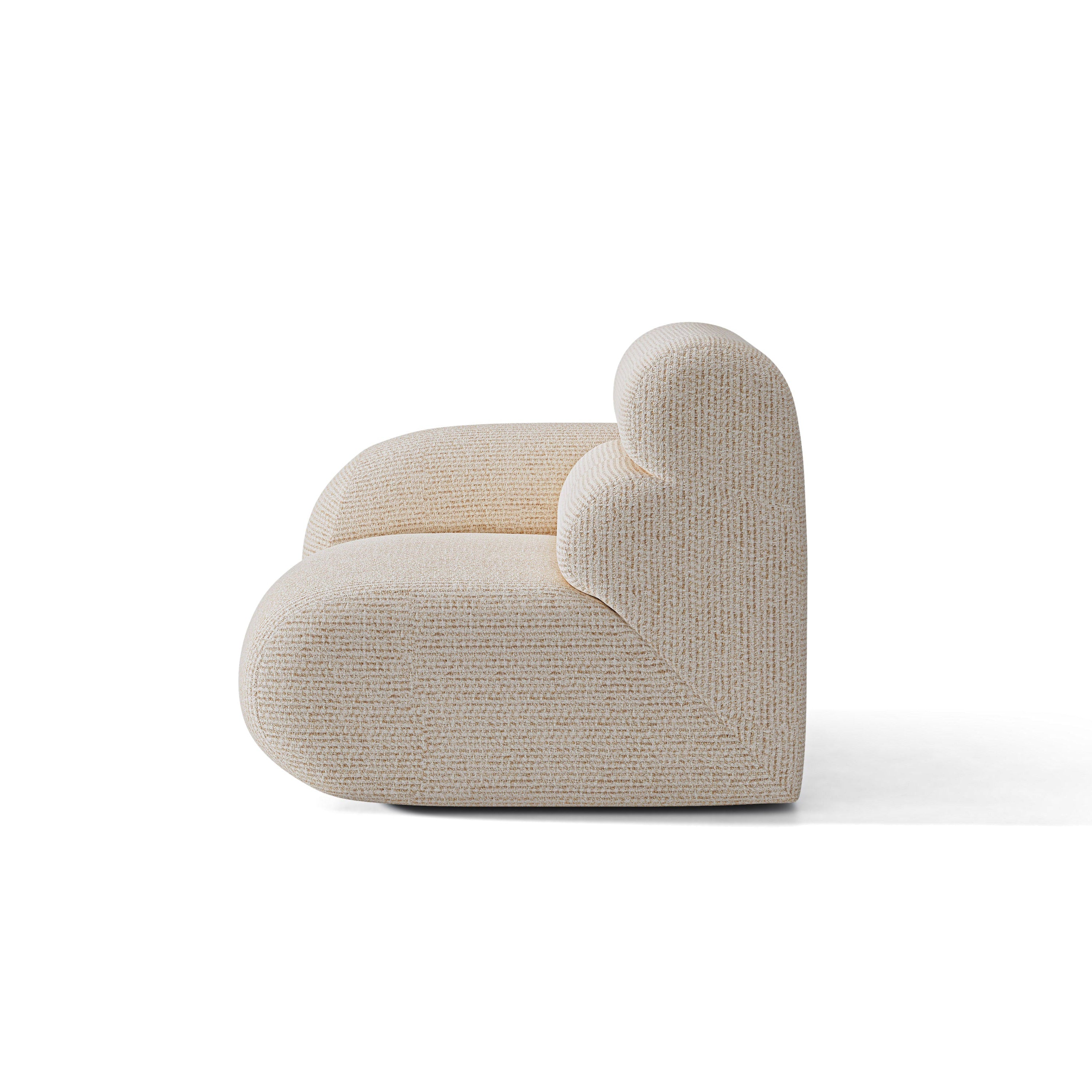 NEO Modular Sofa - Left Module in Beige Melange