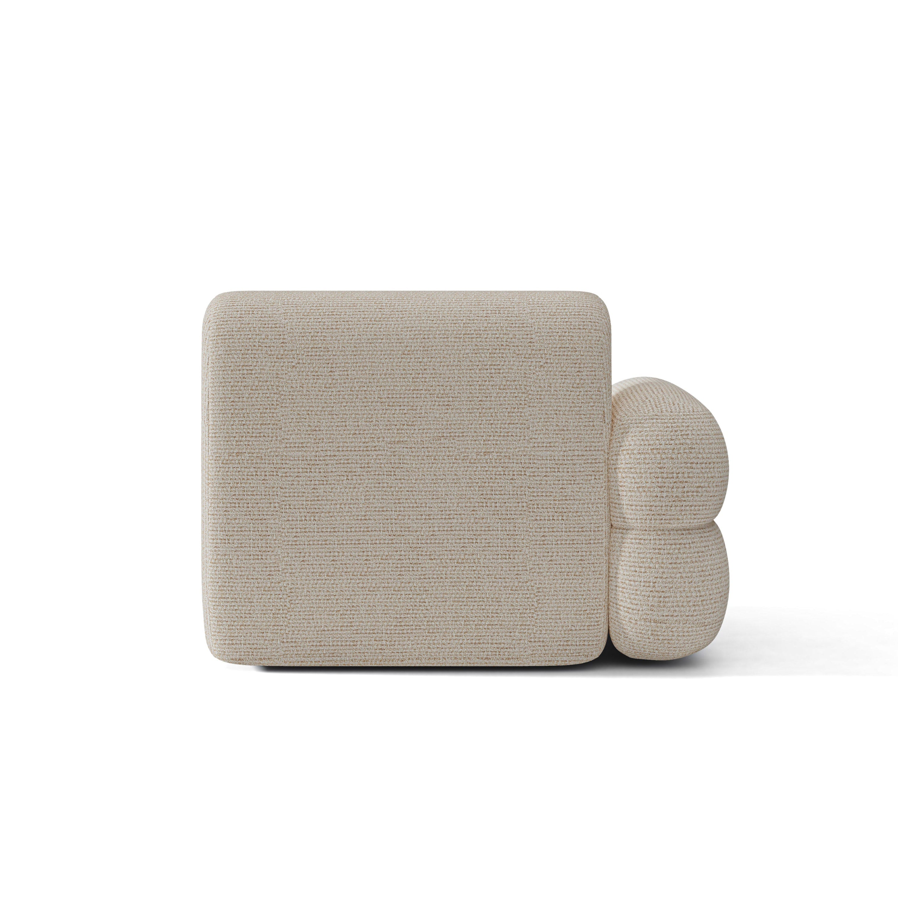 NEO Modular Sofa - Left Module in Beige Melange
