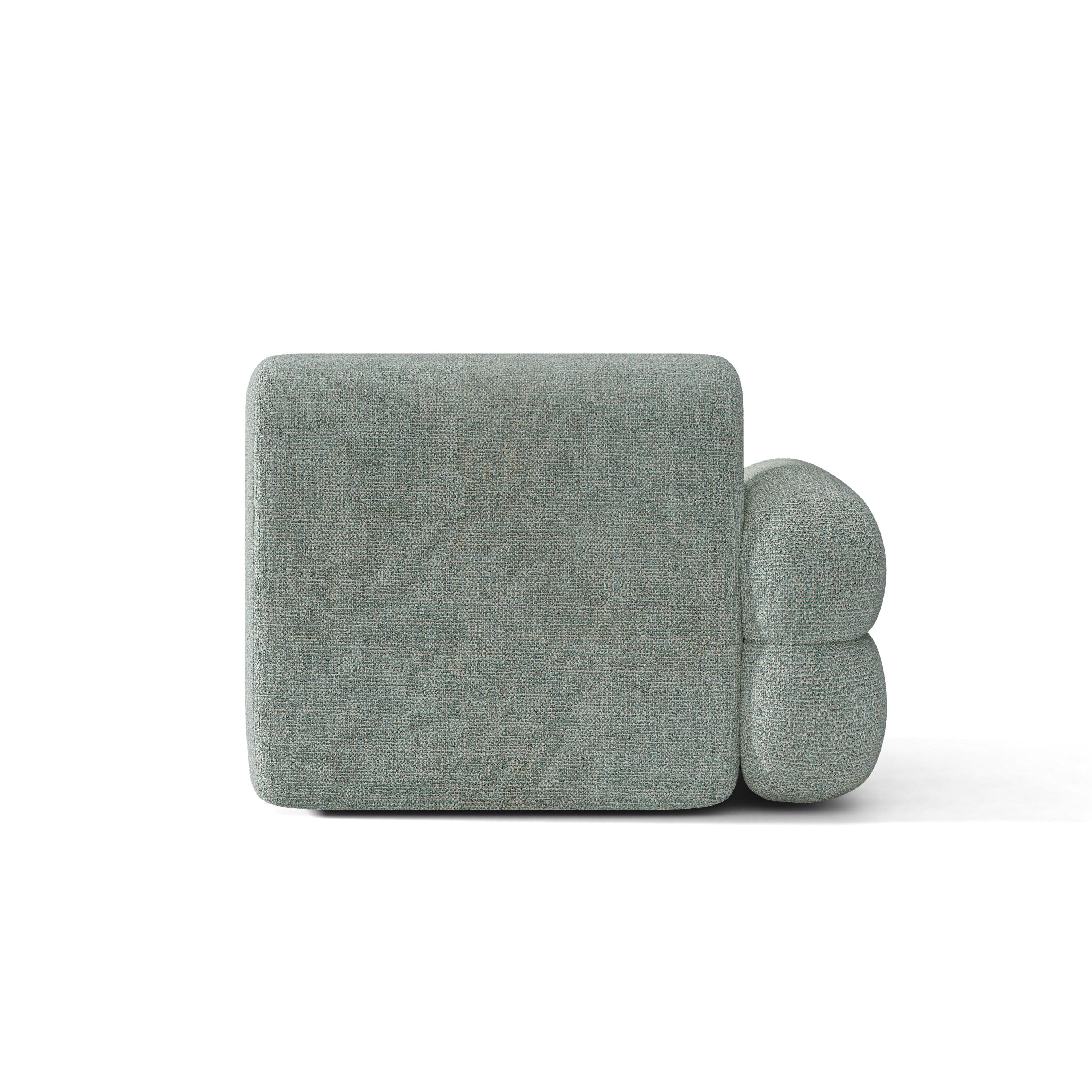 NEO Modular Sofa - Left-Arm Module in Blue Melange