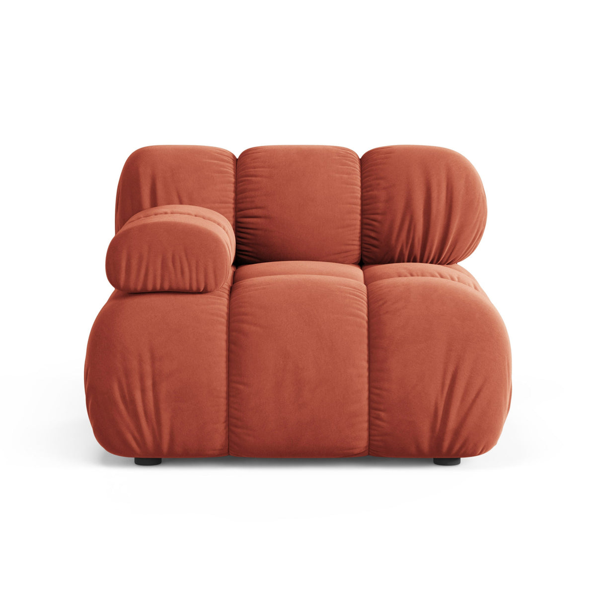 BELLIS Modular Sofa - Left-Arm Coral Velvet Module