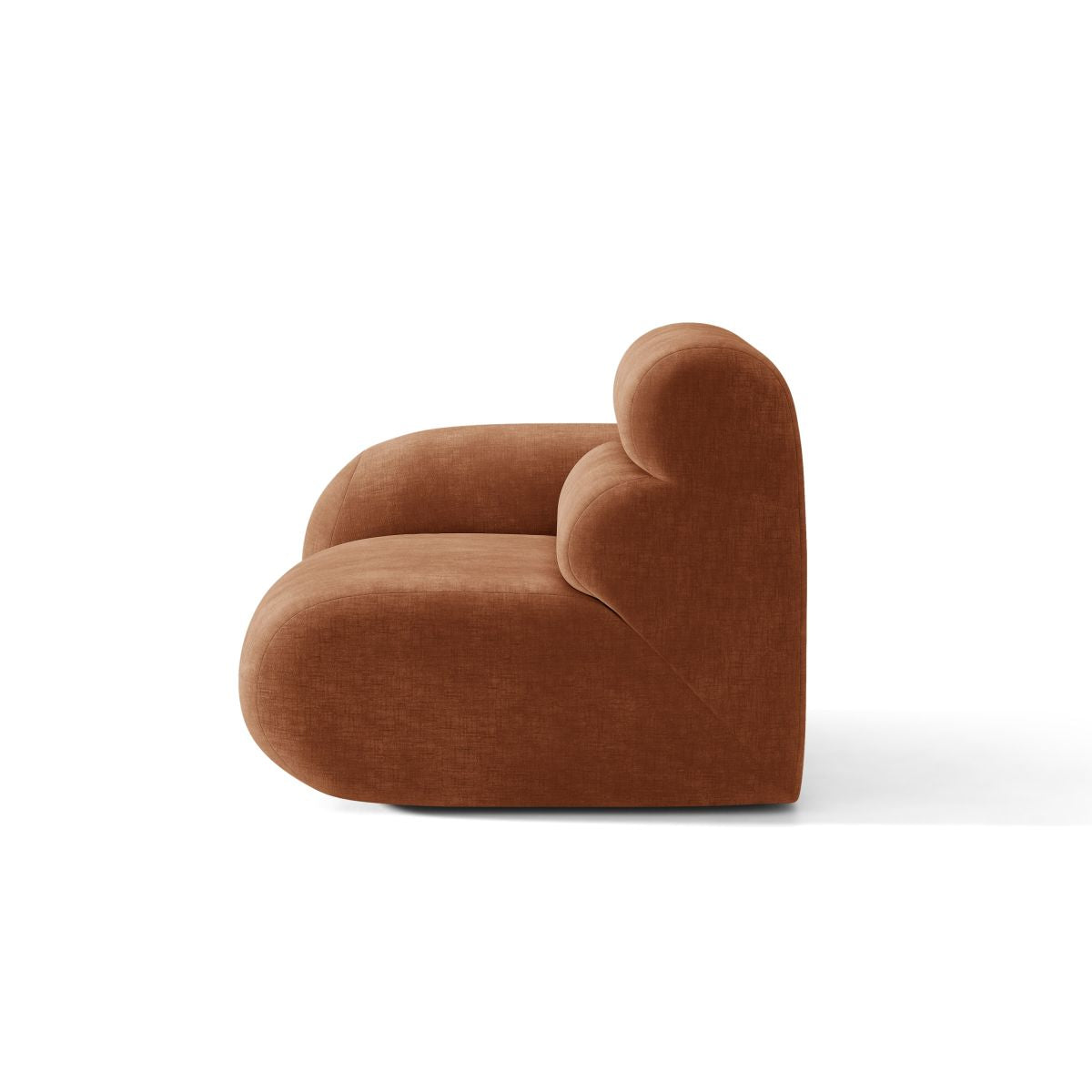 NEO Modular Sofa - Left-Arm Module in Brick Chenille