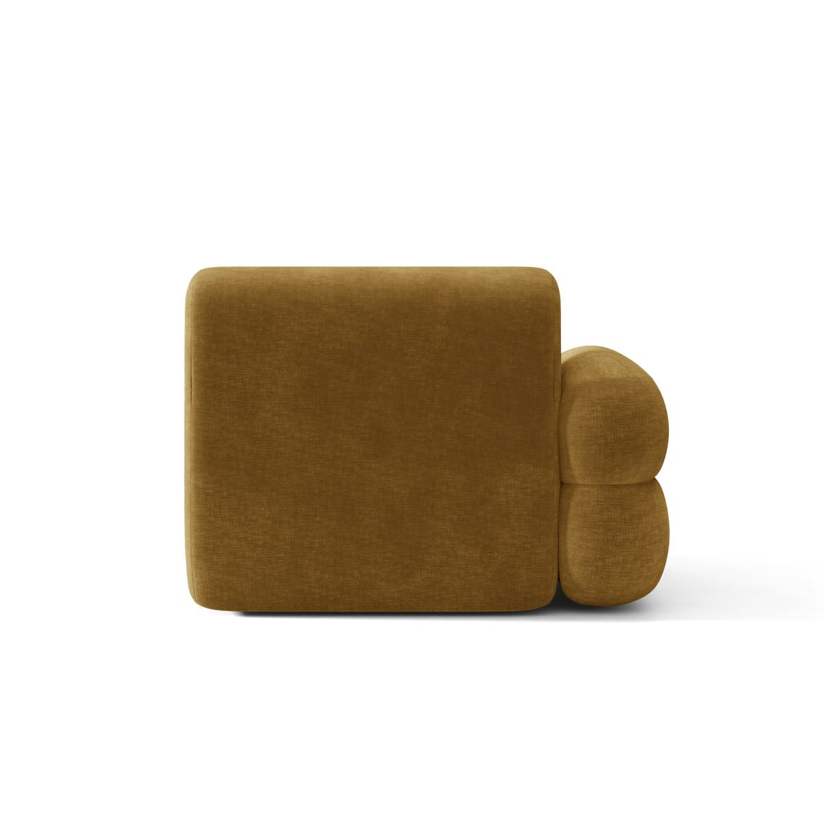 NEO Modular Sofa - Left Module in Mustard Chenille