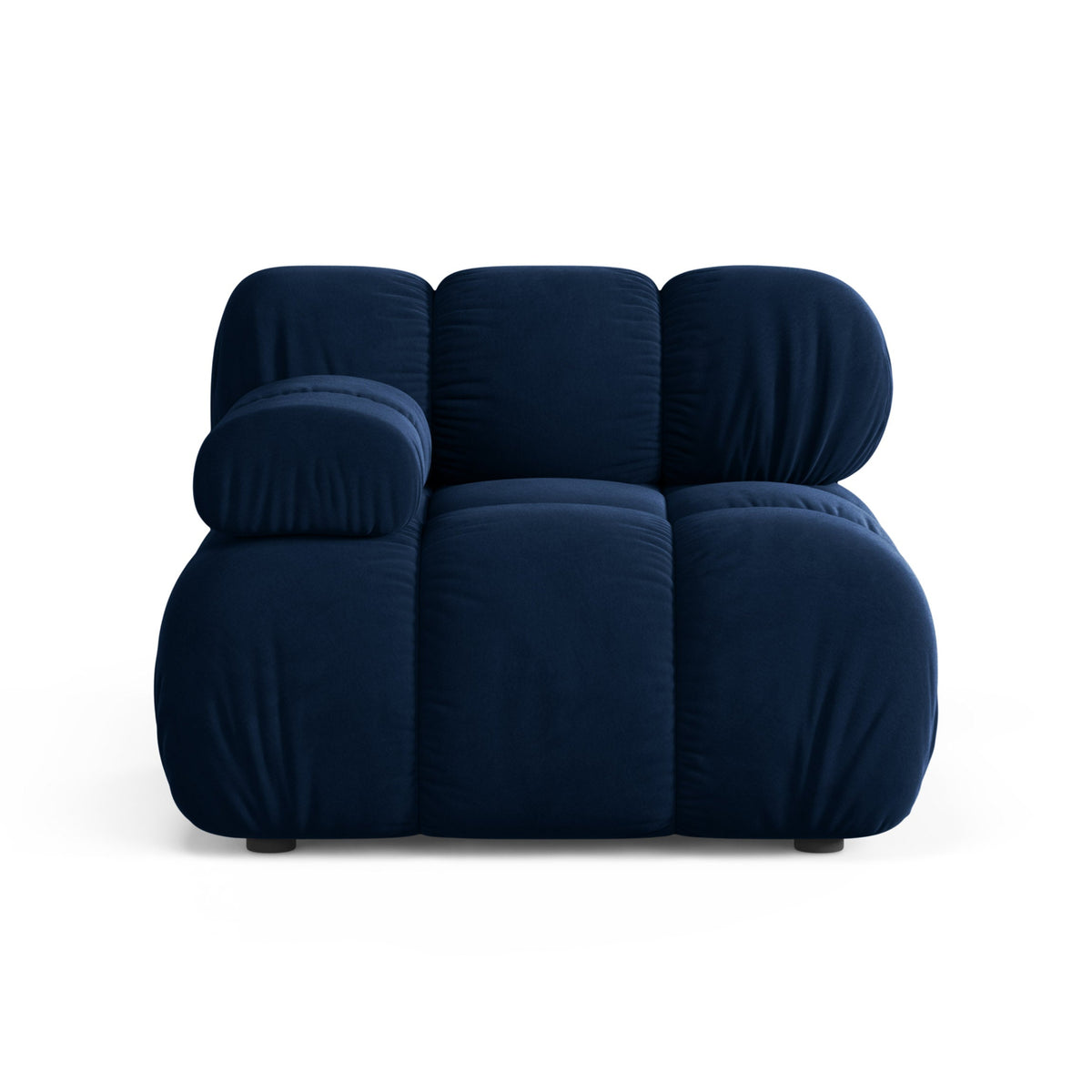 BELLIS Velvet Modular Sofa - Left Module in Royal Blue
