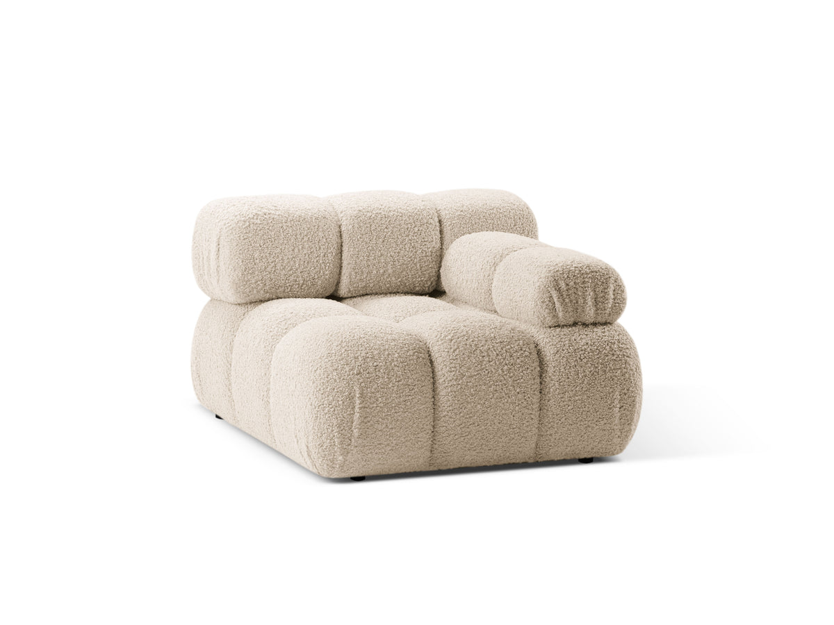 BELLIS Modular Sofa - Right Module in Beige Boucle