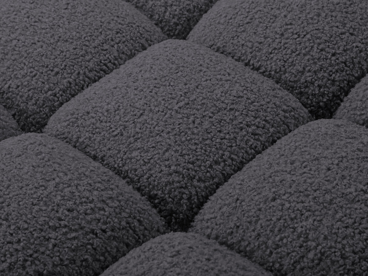 BELLIS Modular Sofa - Right Side Module in Graphite Boucle