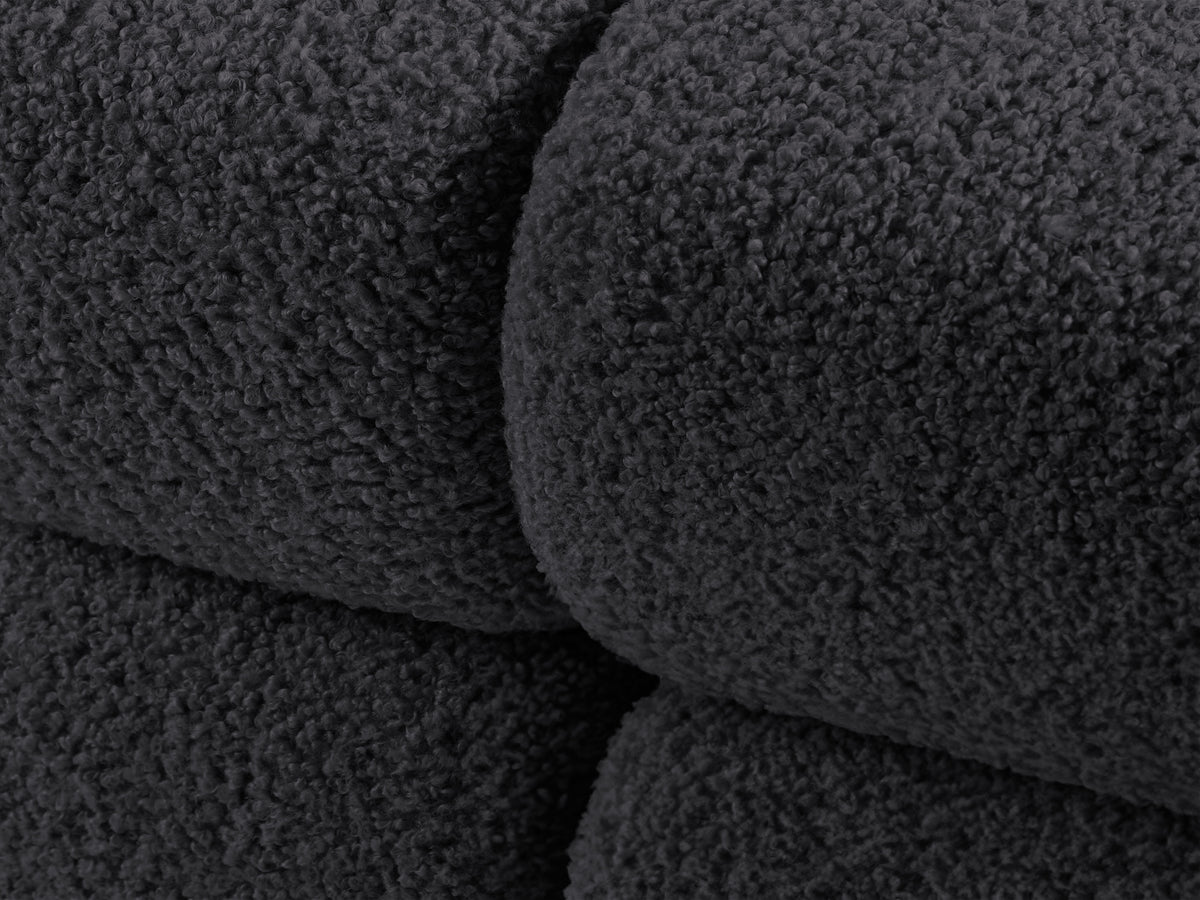 BELLIS Modular Sofa - Right Side Module in Graphite Boucle