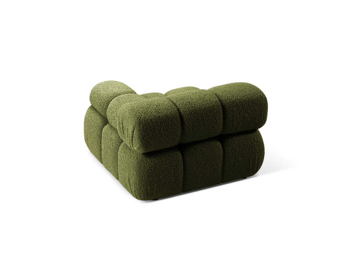 BELLIS Modular Sofa - Right Module in Green Boucle