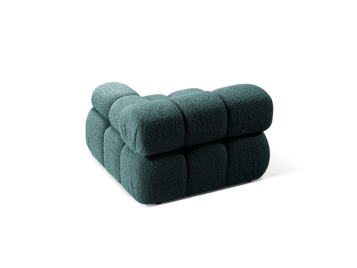 BELLIS Modular Sofa - Right Module in Petrol Blue Boucle
