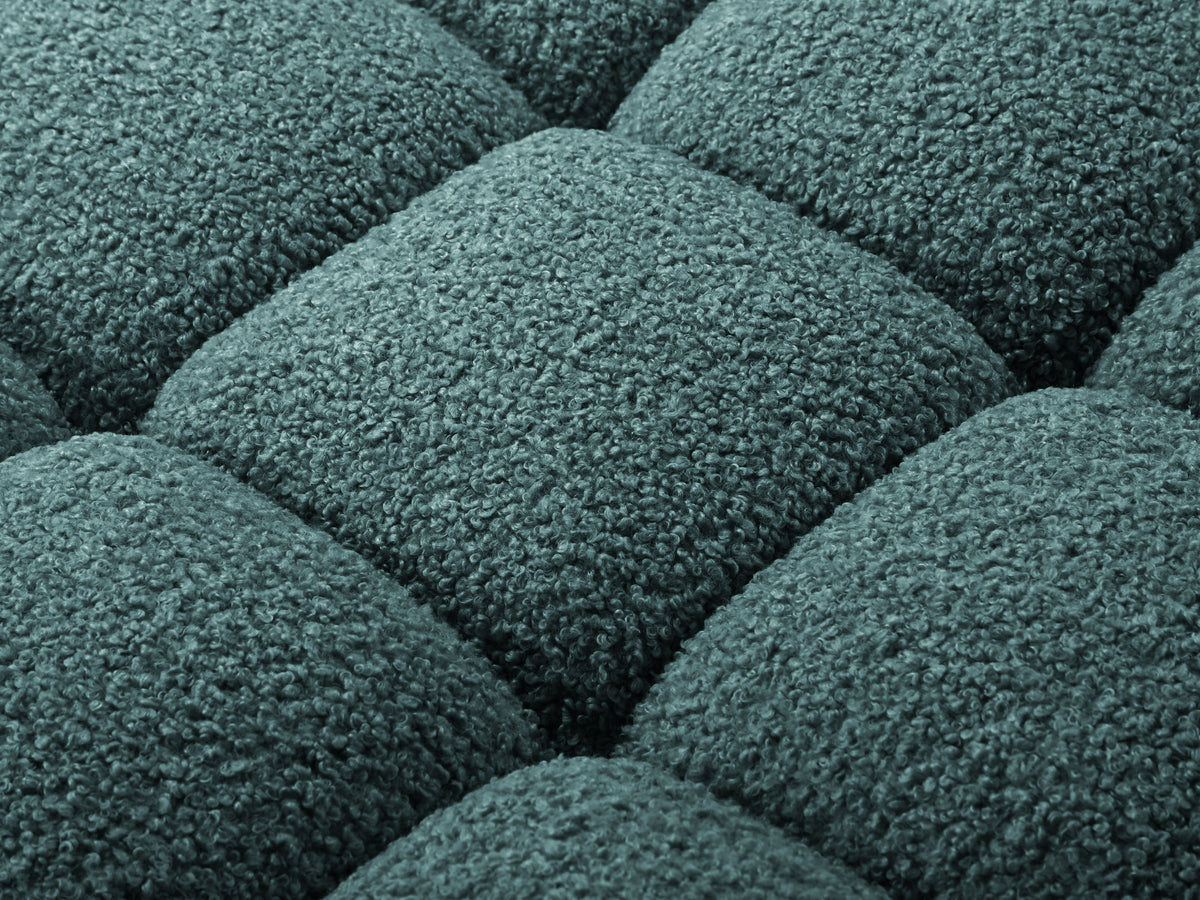 BELLIS Modular Sofa - Right Module in Petrol Blue Boucle