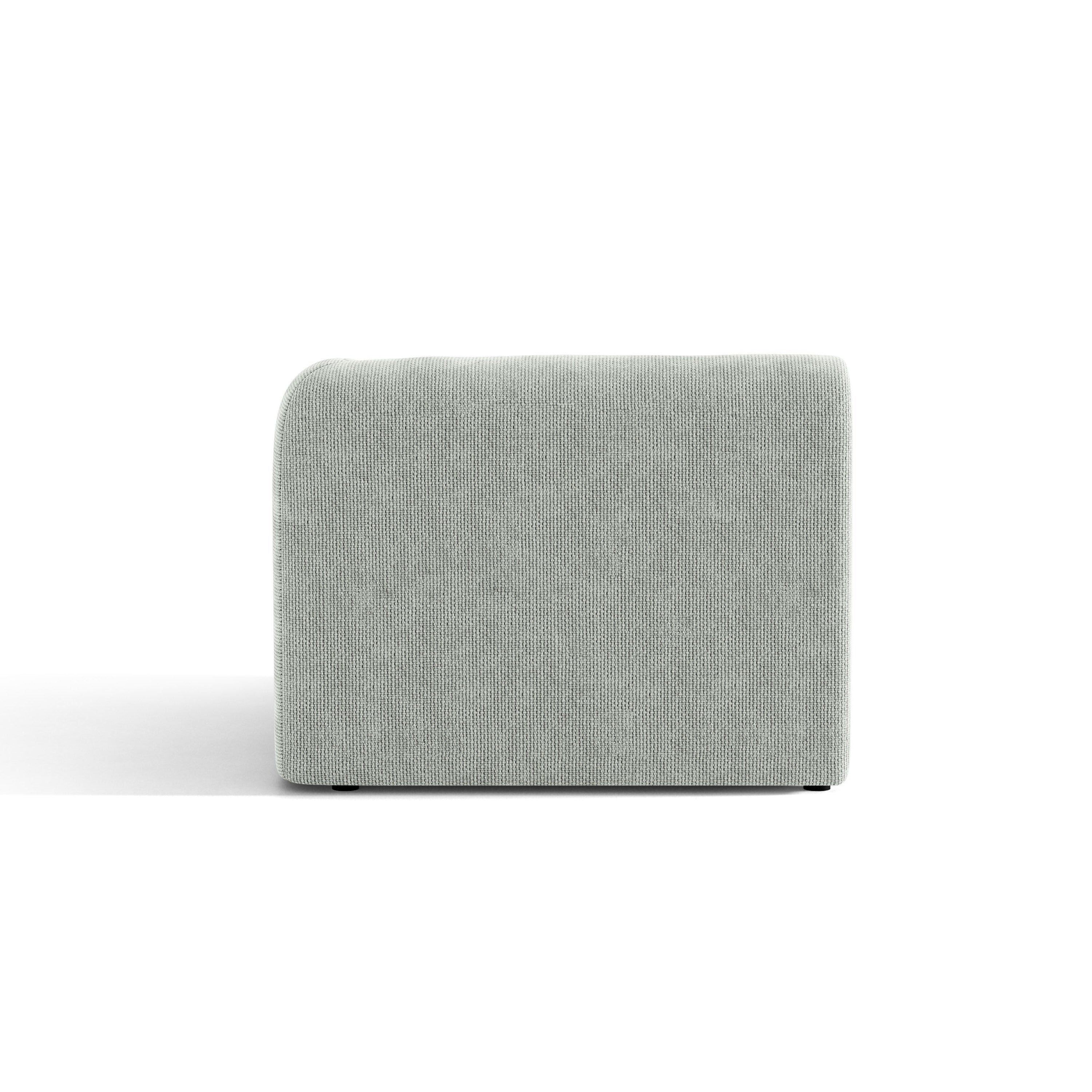Sofa modułowa - moduł prawostronny MILEY szary szenil do salonu – Micadoni
