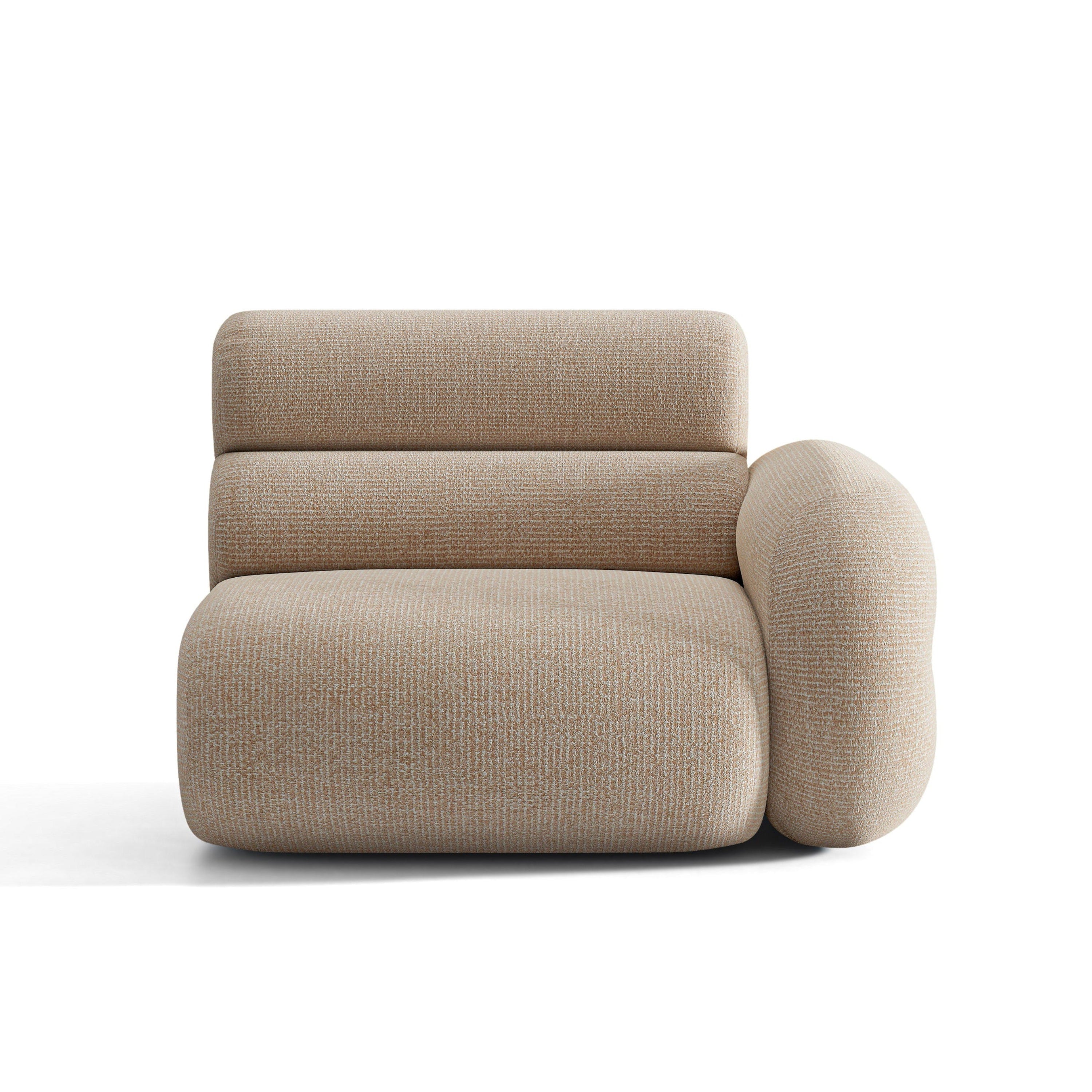 NEO Modular Sofa - Right Side Module in Sand Melange