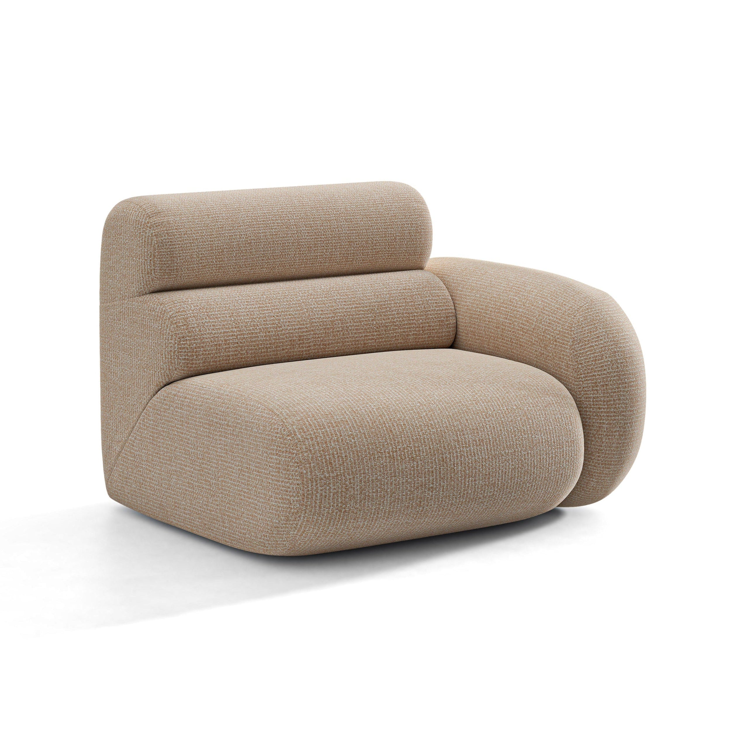 NEO Modular Sofa - Right Side Module in Sand Melange
