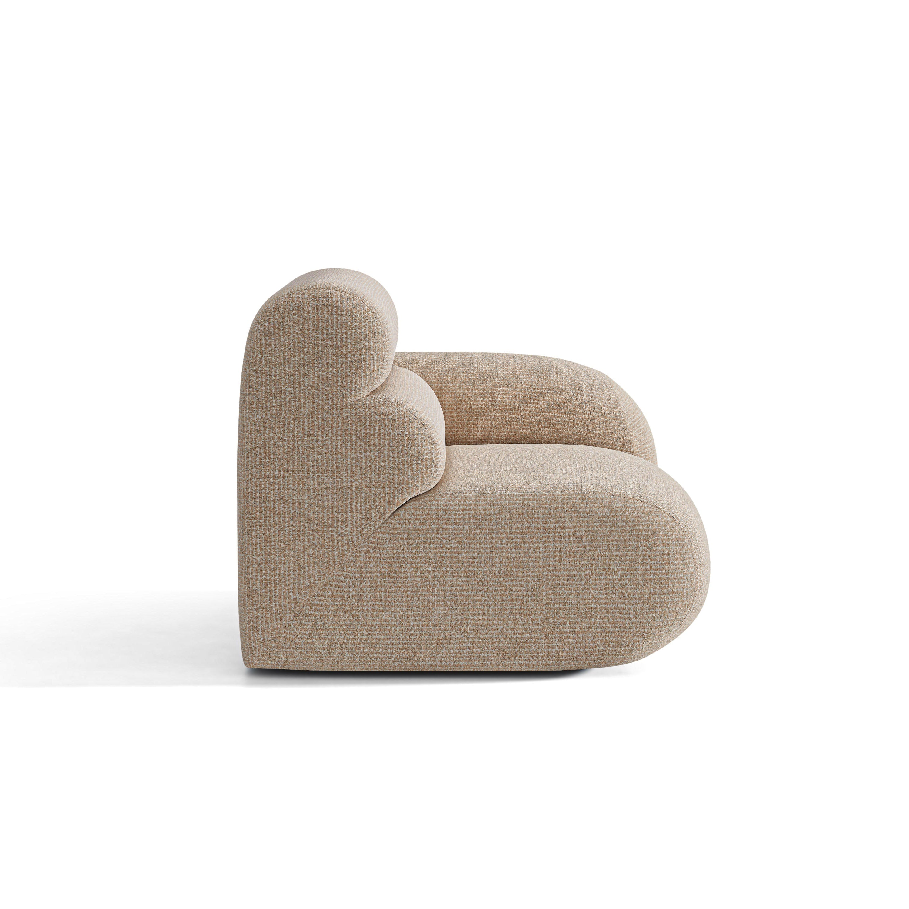 NEO Modular Sofa - Right Side Module in Sand Melange