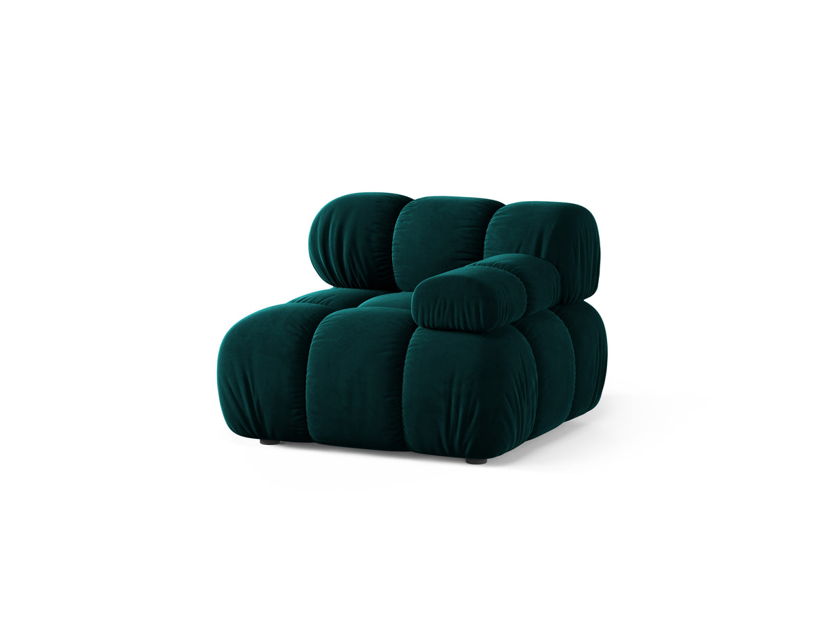 BELLIS Modular Sofa - Right-Hand Deep Module in Petrol Velvet