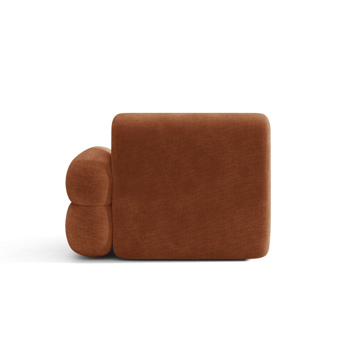NEO Modular Sofa - Right Side Module in Brick Chenille