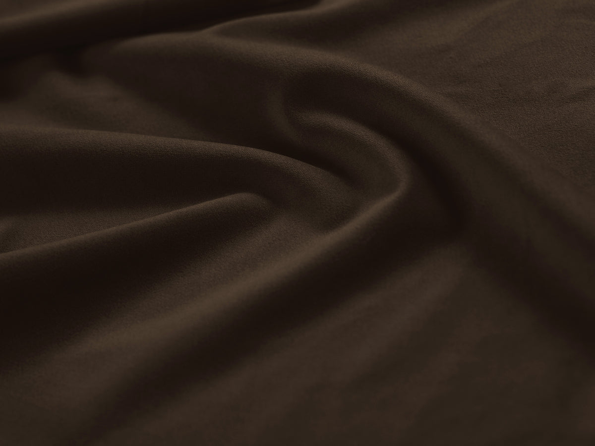BELLIS Velvet Modular Sofa - Right-Side Module in Chocolate
