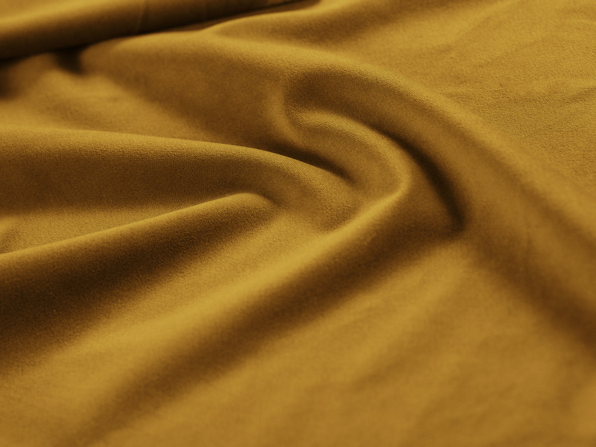 BELLIS Velvet Modular Sofa - Right-Side Mustard Module