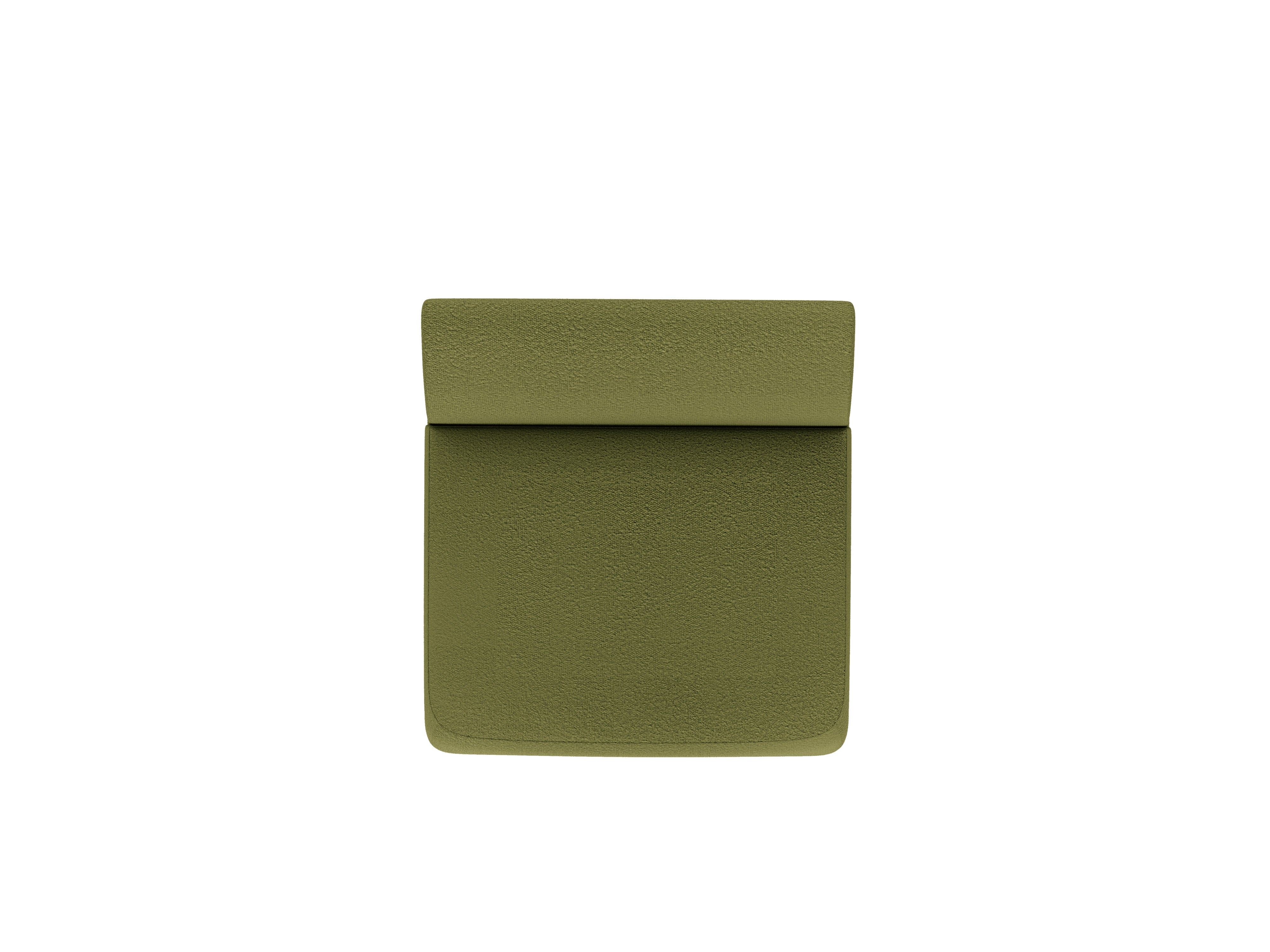 Armchair / module MILEY green boucle