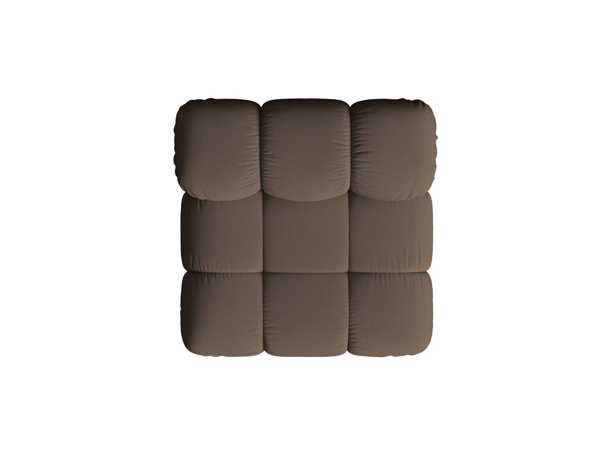 BELLIS Armchair / Module in Brown 3D Fabric