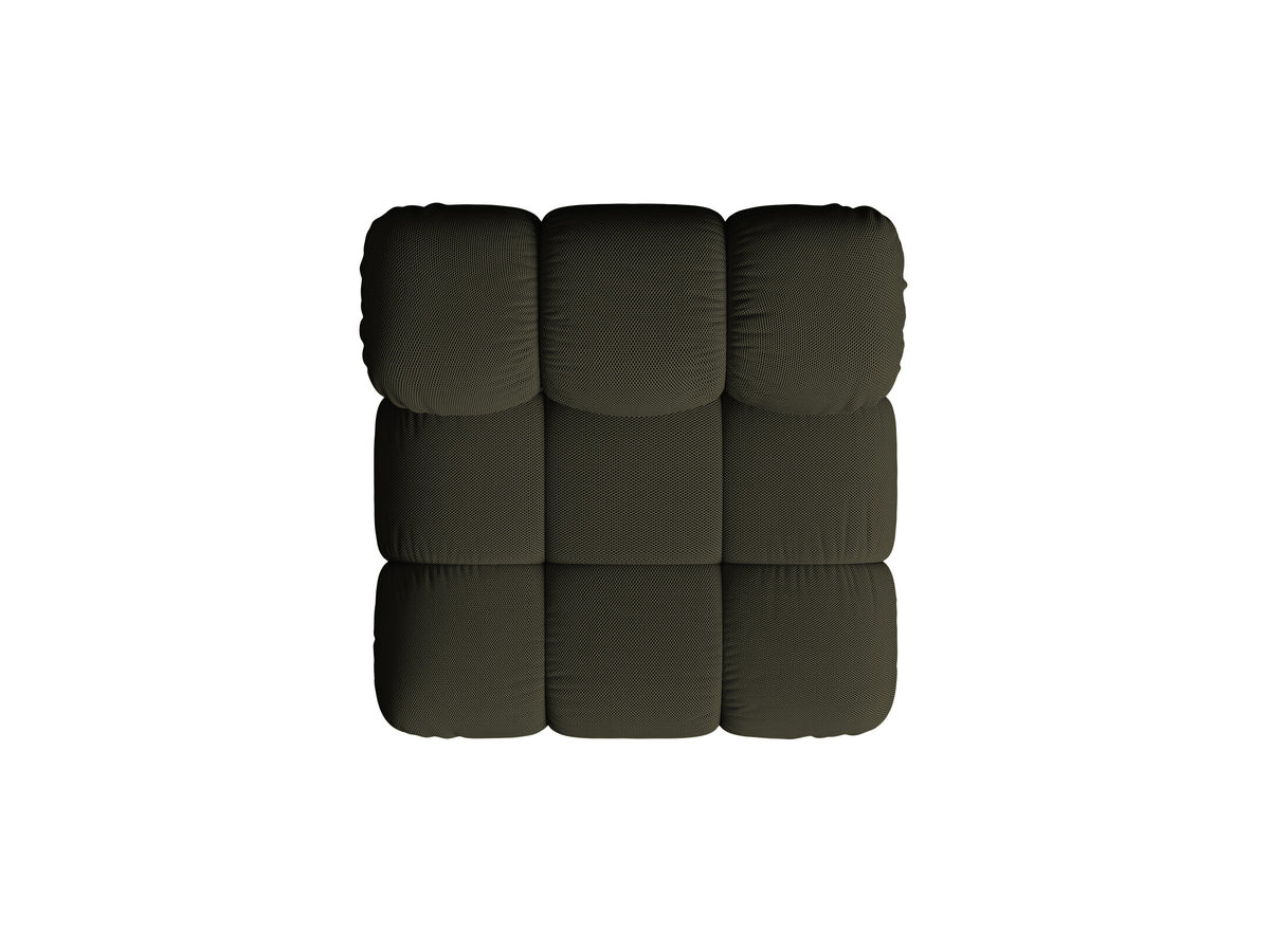 BELLIS Armchair / Module in Dark Green 3D Fabric