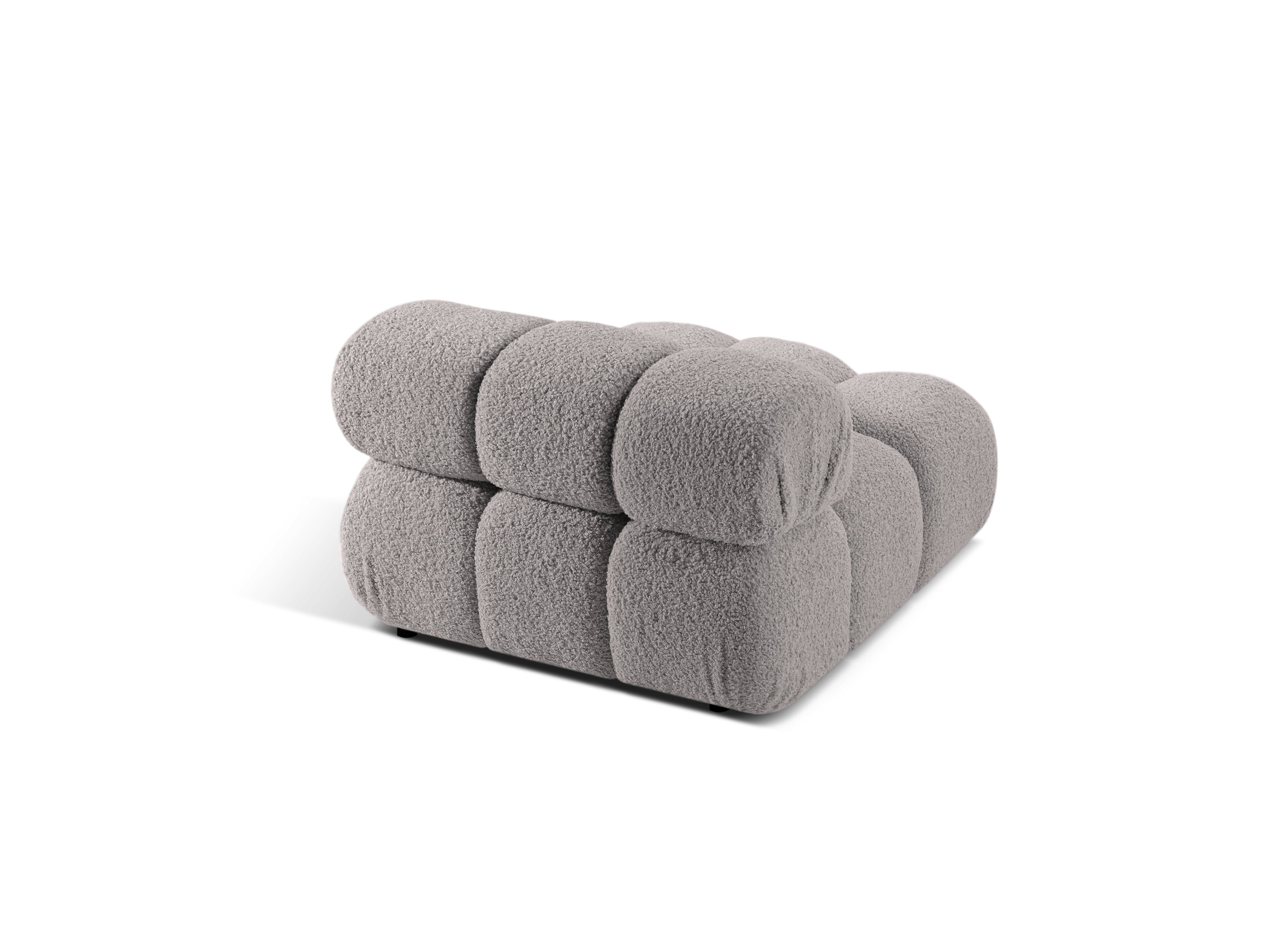BELLIS Armchair / Module in Gray Boucle