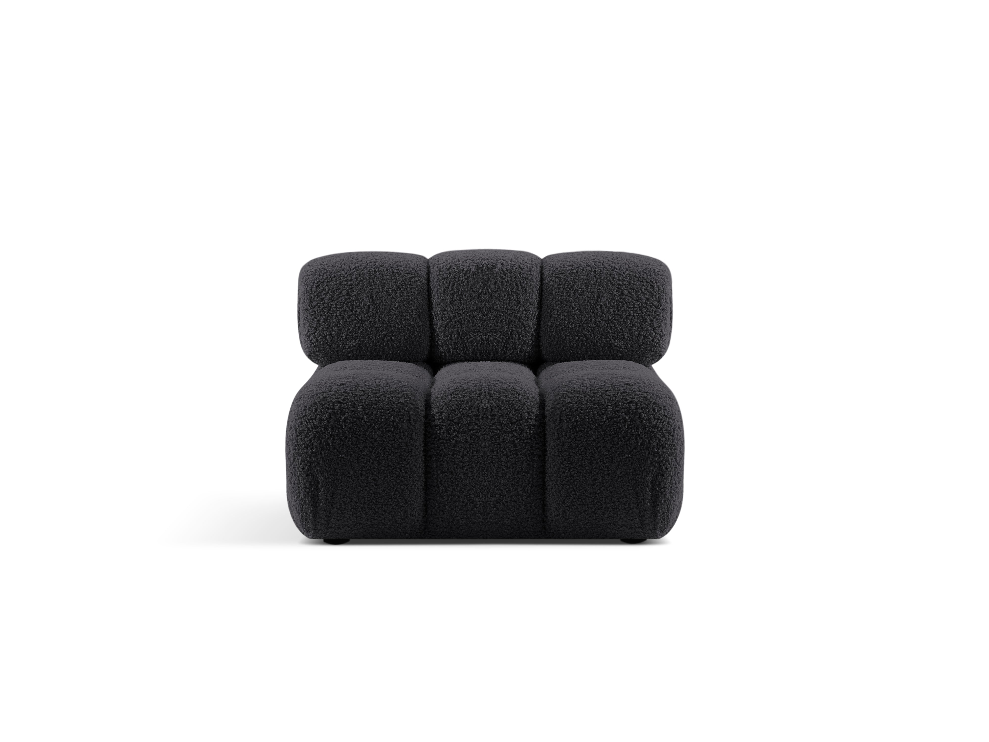 BELLIS Armchair / Module in Graphite Boucle