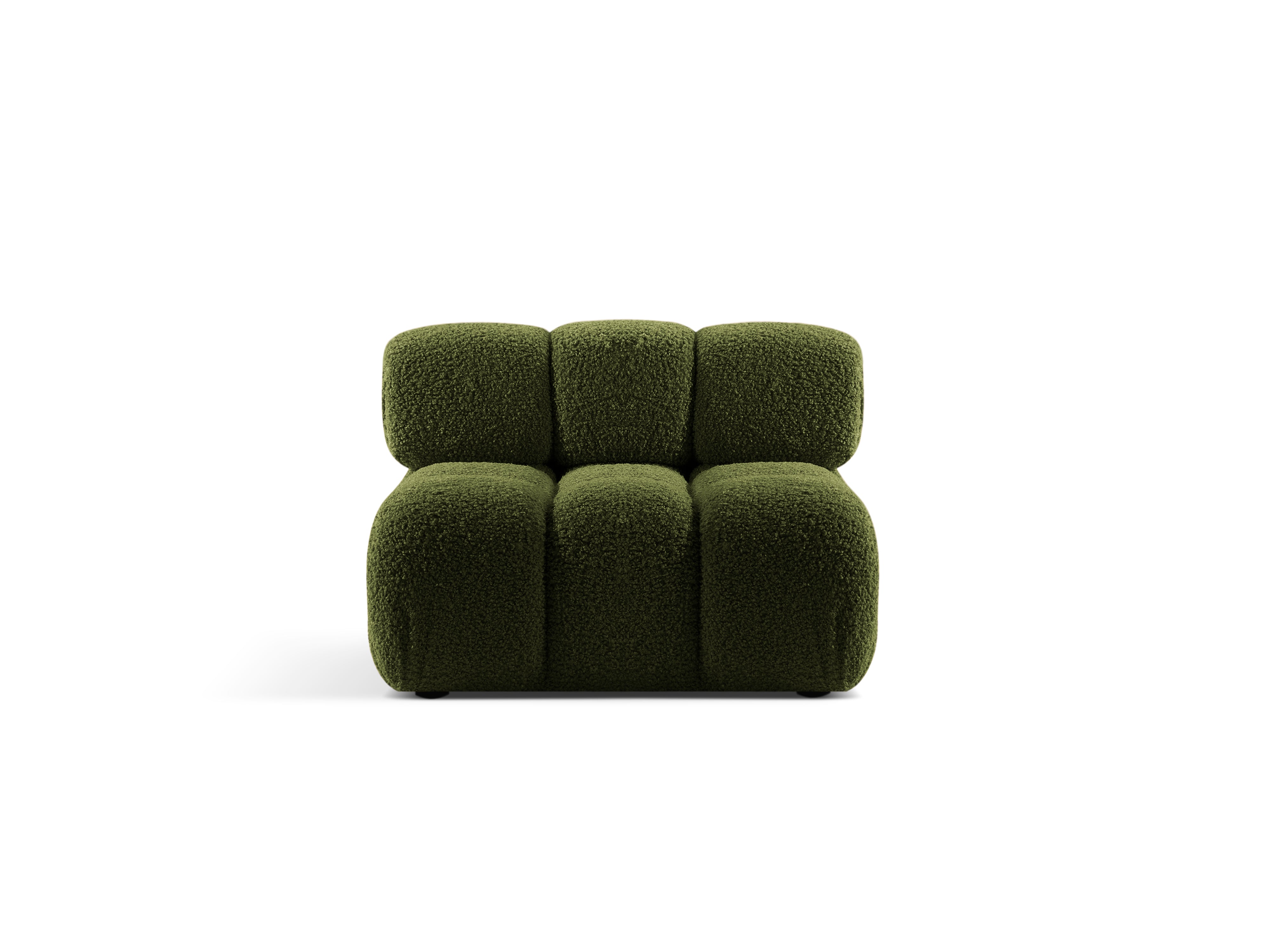BELLIS Armchair / Module in Green Boucle