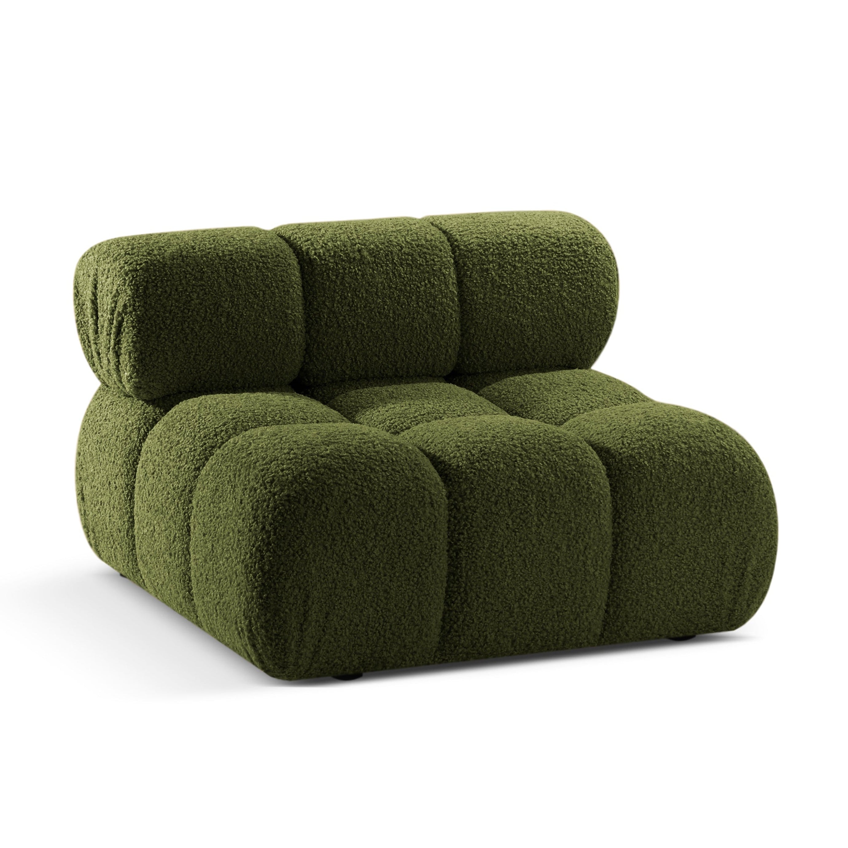 BELLIS Armchair / Module in Green Boucle