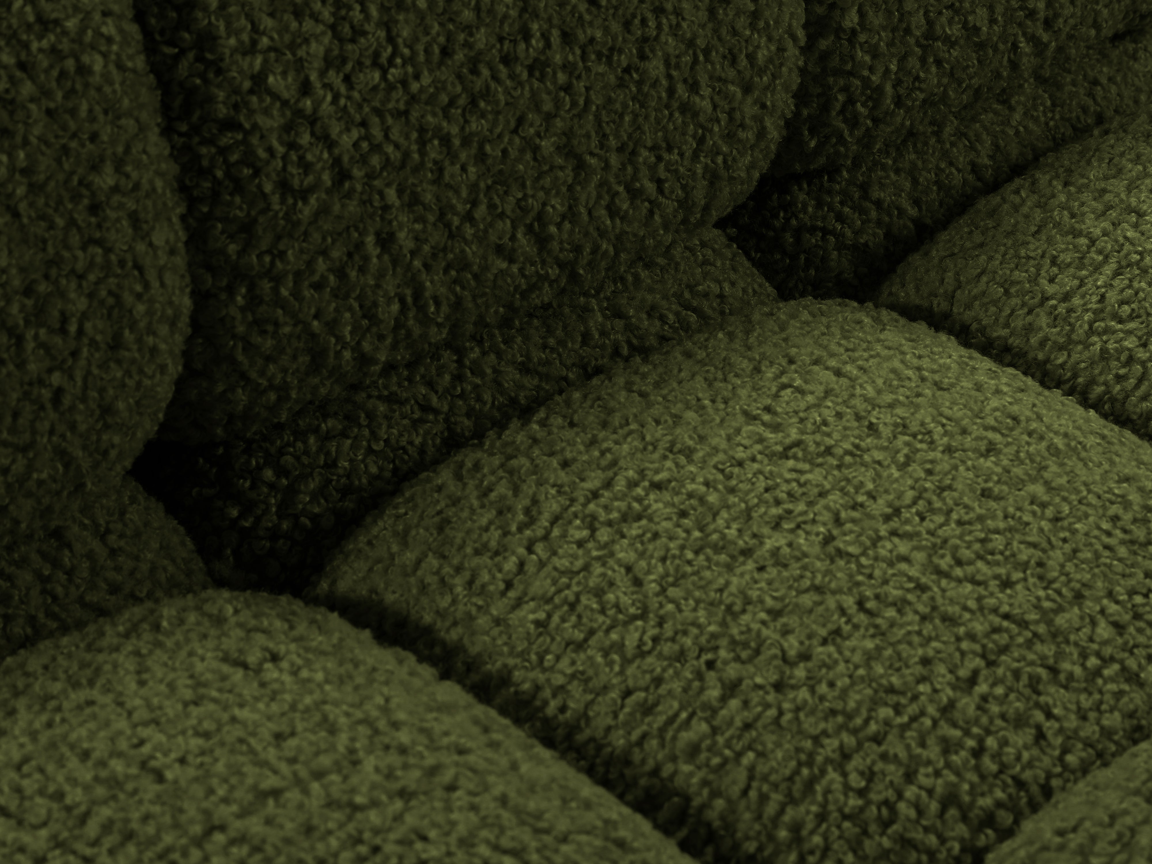 BELLIS Armchair / Module in Green Boucle