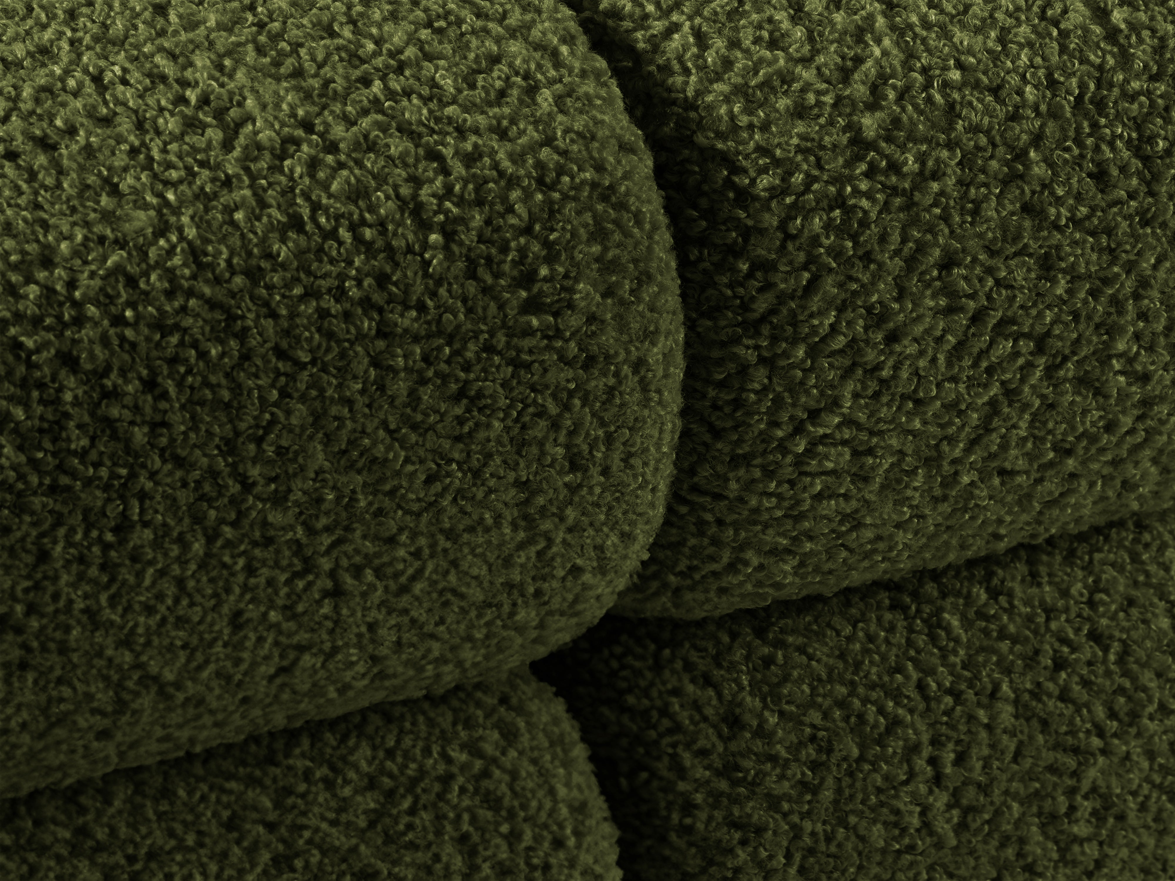 BELLIS Armchair / Module in Green Boucle