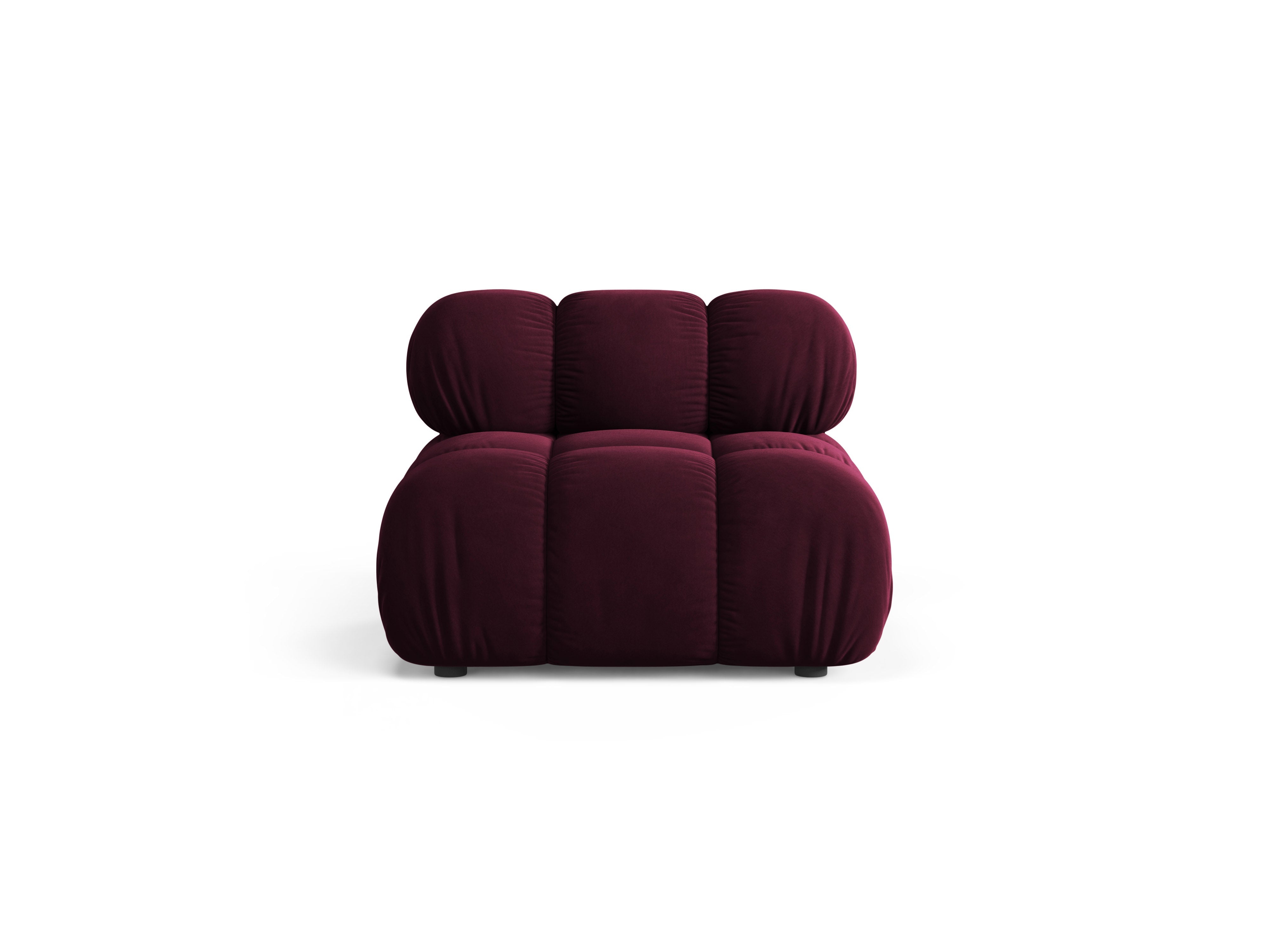 BELLIS Armchair / Module in Burgundy Velvet