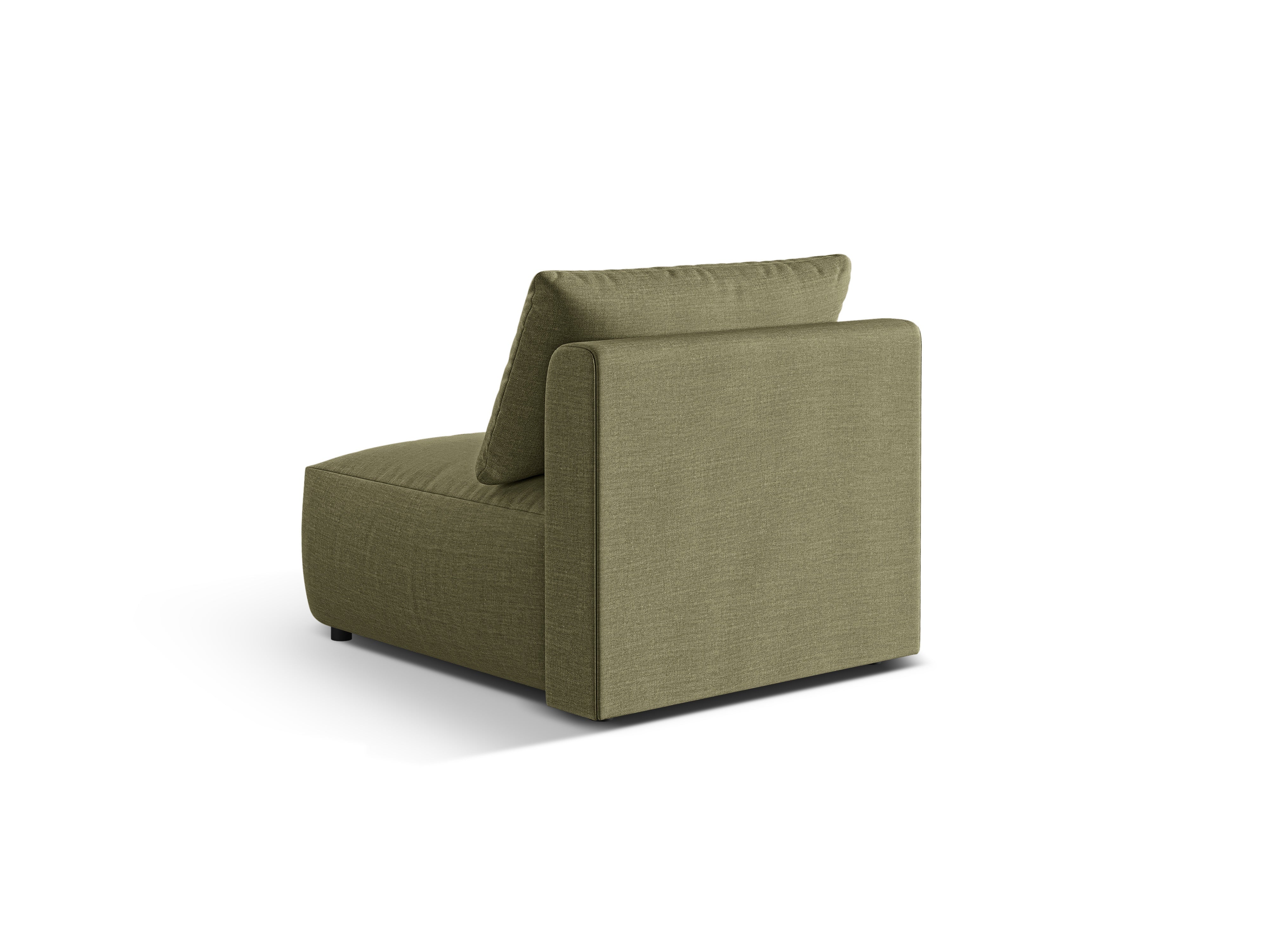 CHRIS Modular Sofa - Central Element Green Chenille