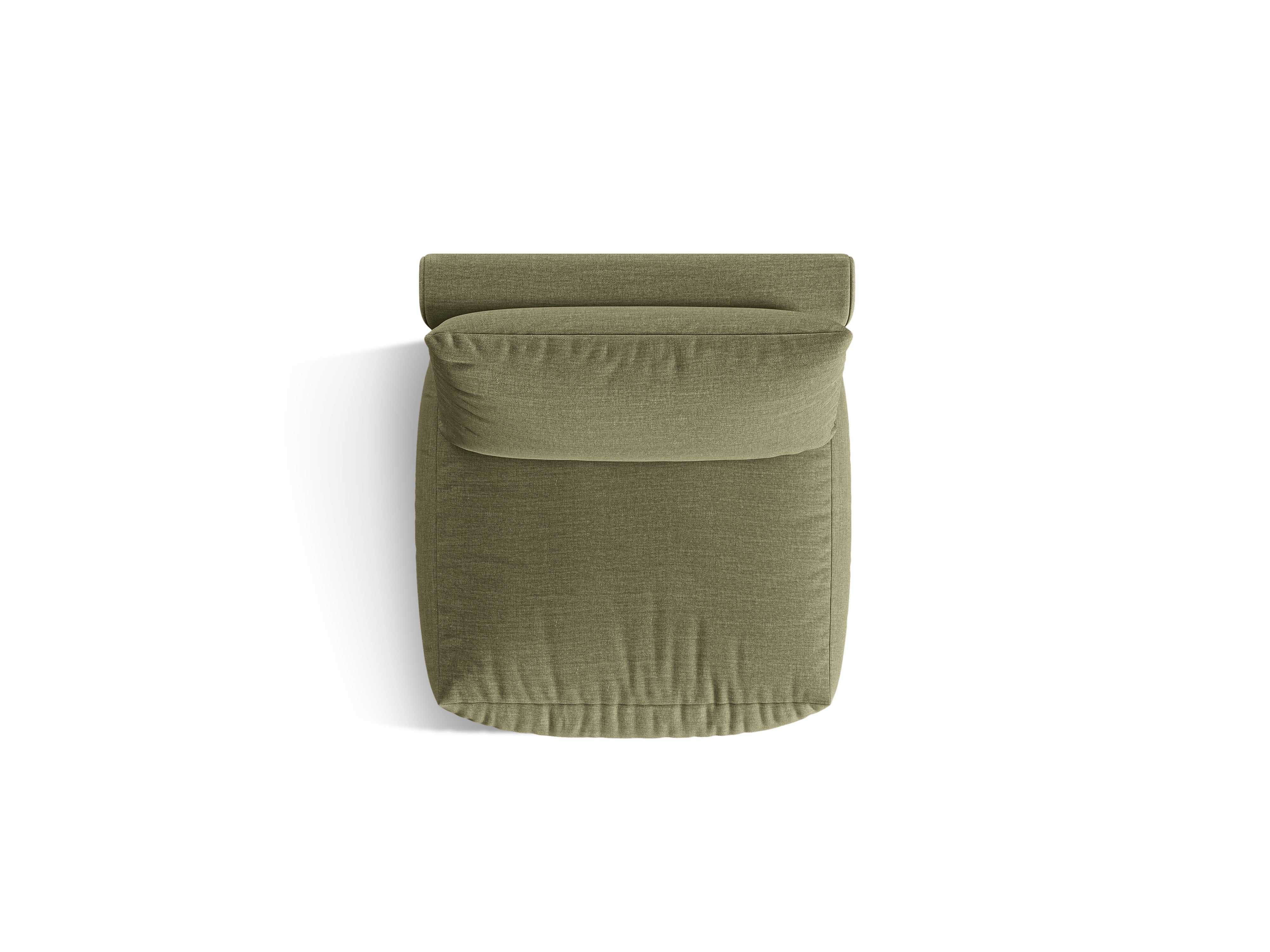 CHRIS Modular Sofa - Central Element Green Chenille