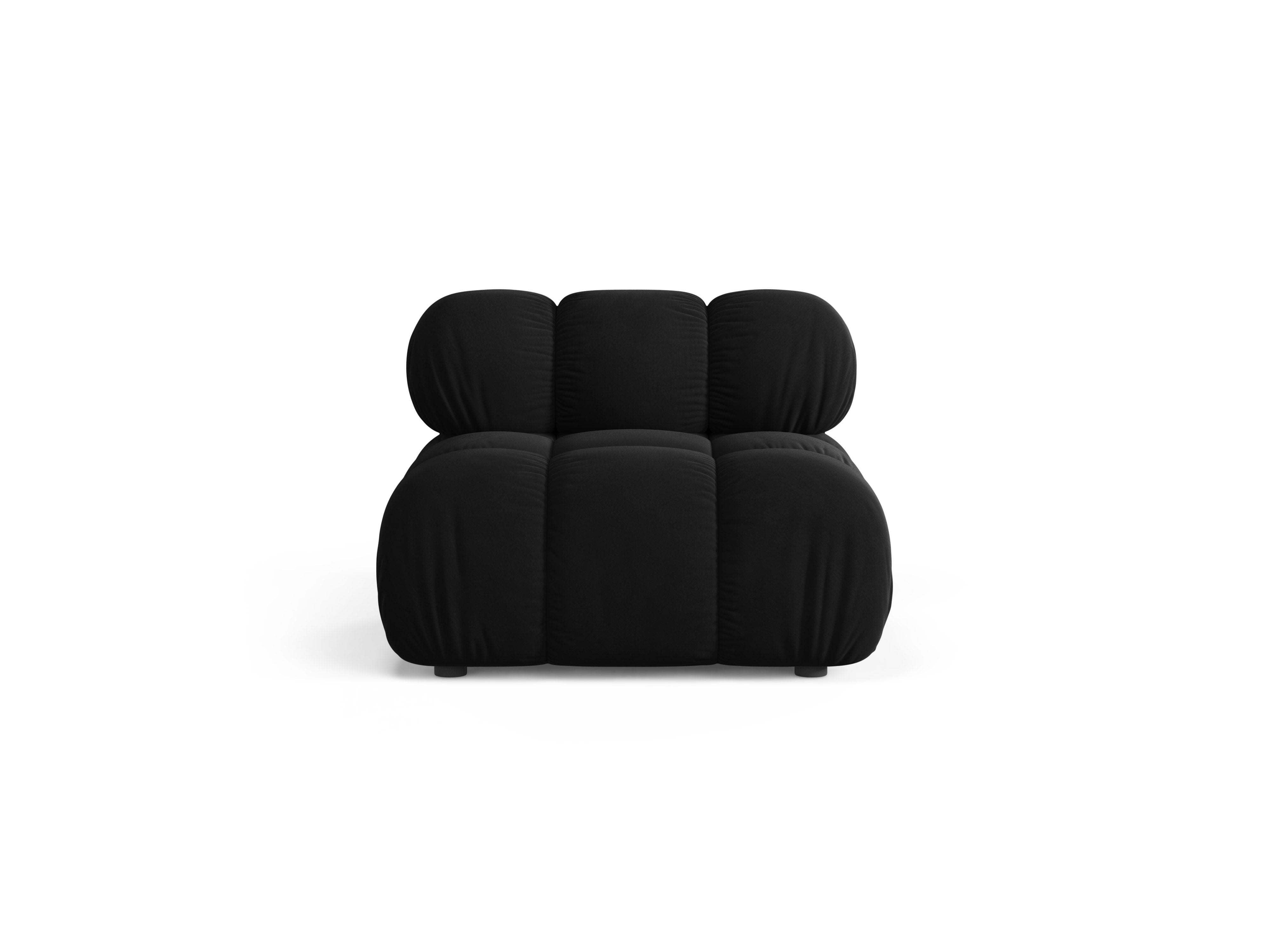 Velvet Armchair / Module BELLIS Black