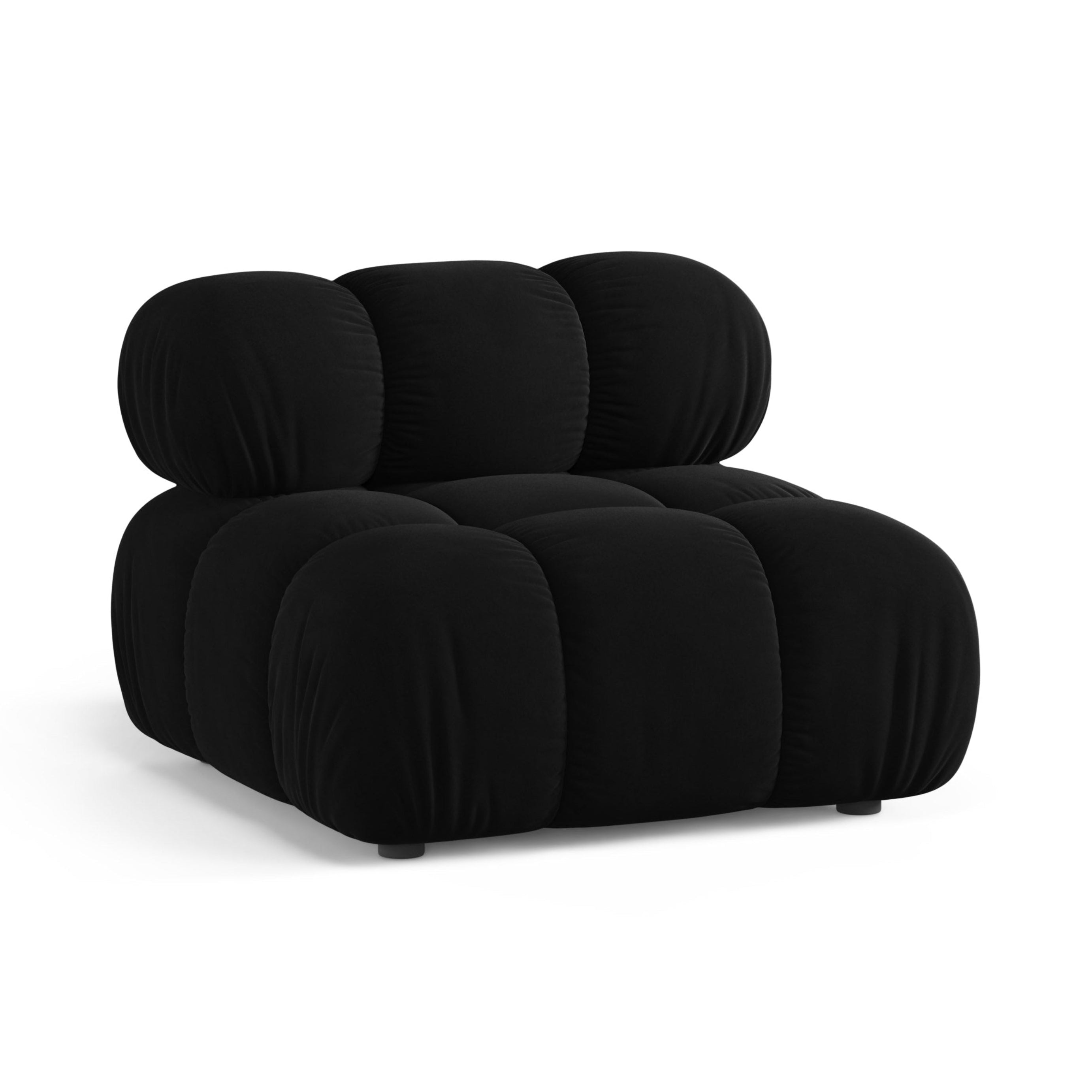 Velvet Armchair / Module BELLIS Black