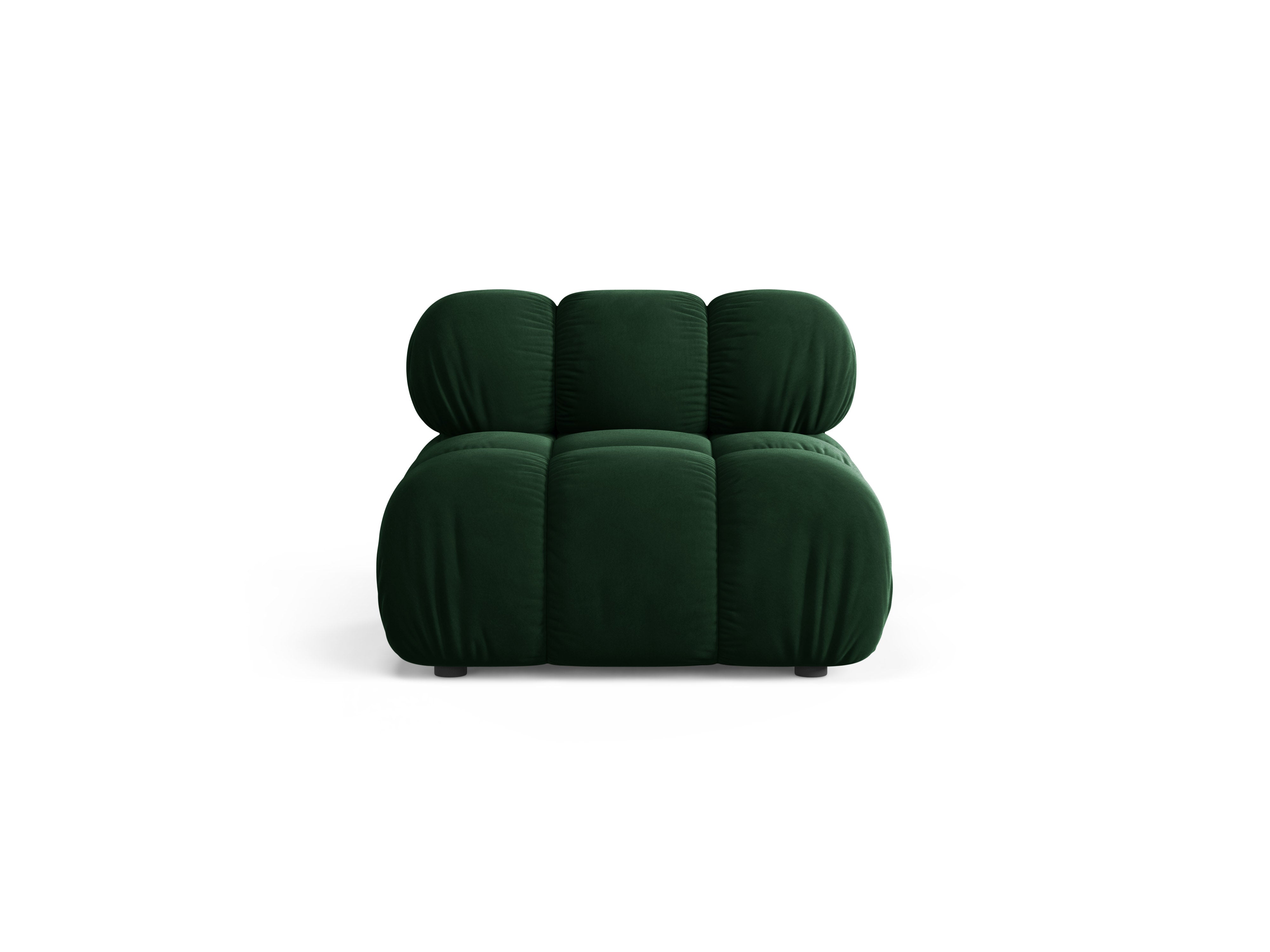 Bellis Armchair / Velvet Module in Bottle Green