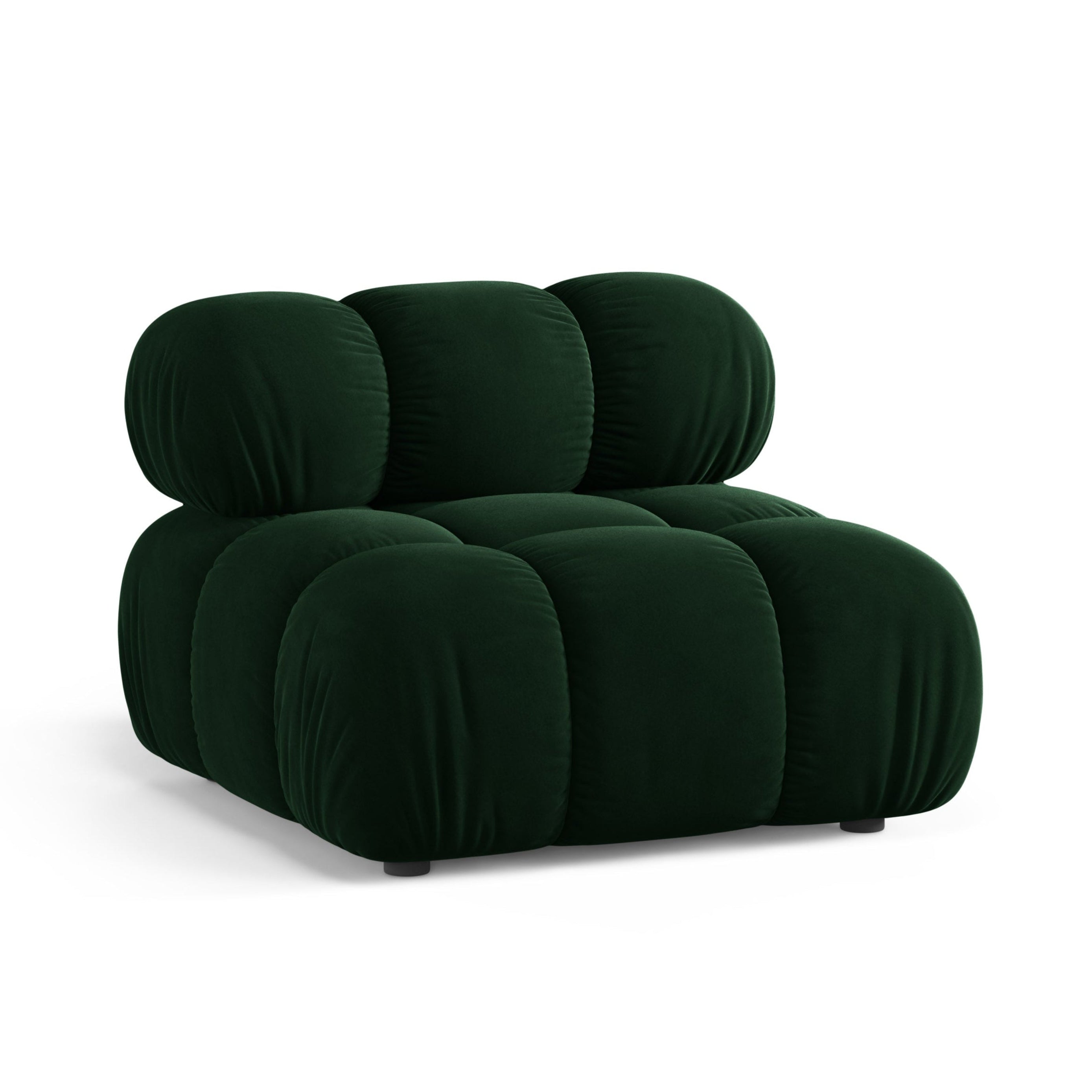 Bellis Armchair / Velvet Module in Bottle Green