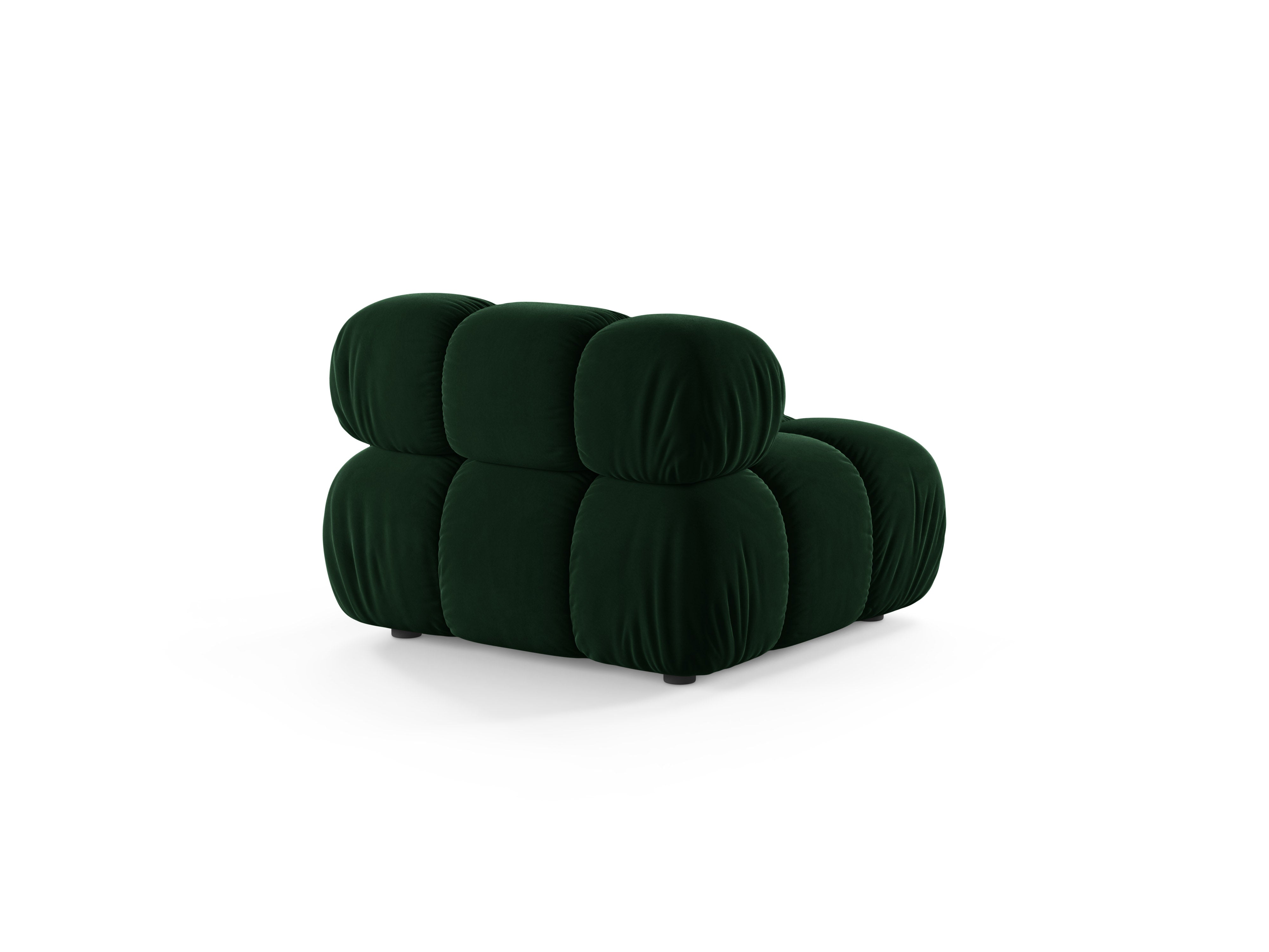 Bellis Armchair / Velvet Module in Bottle Green