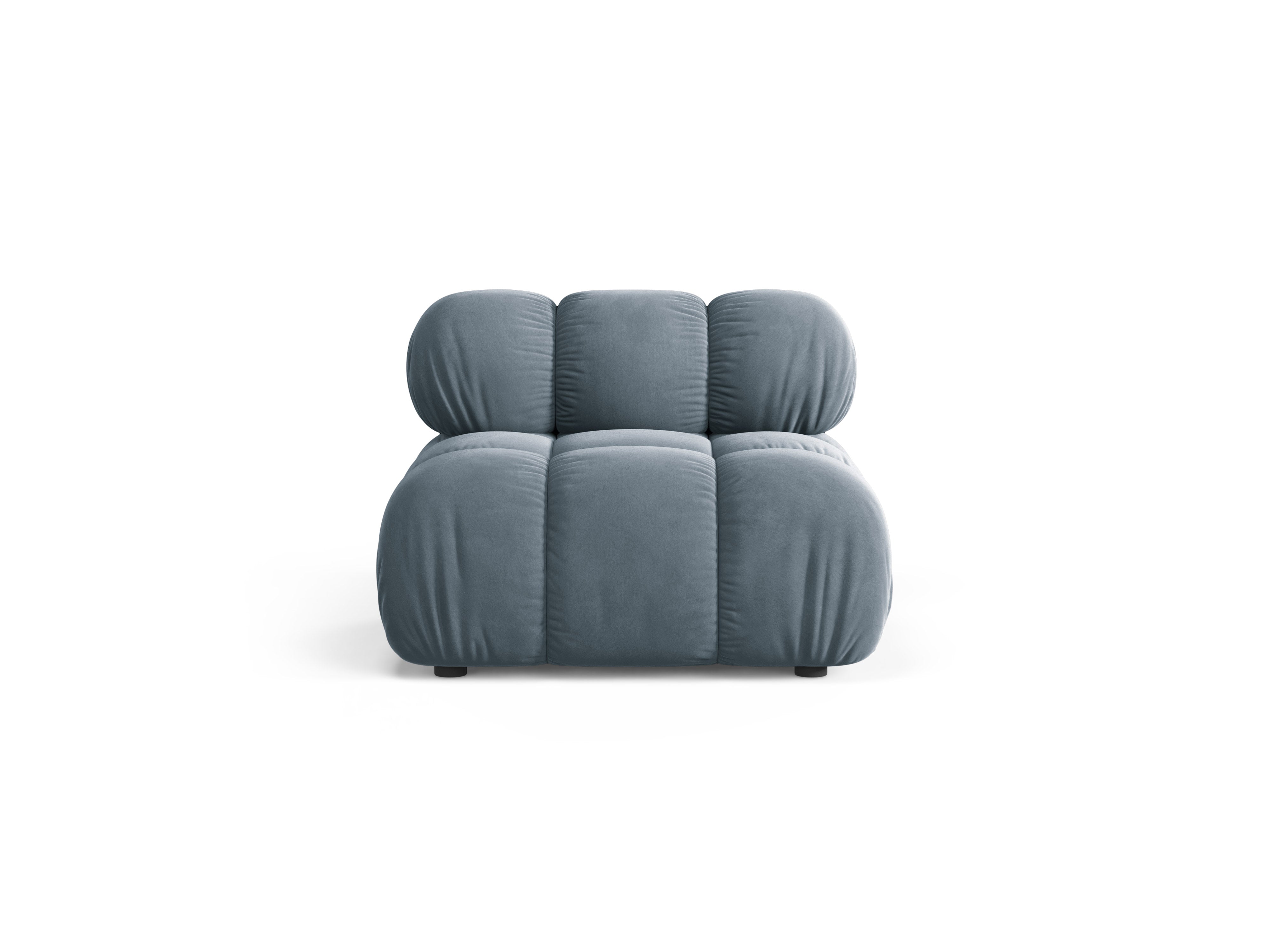 Bellis Blue Velvet Armchair / Module