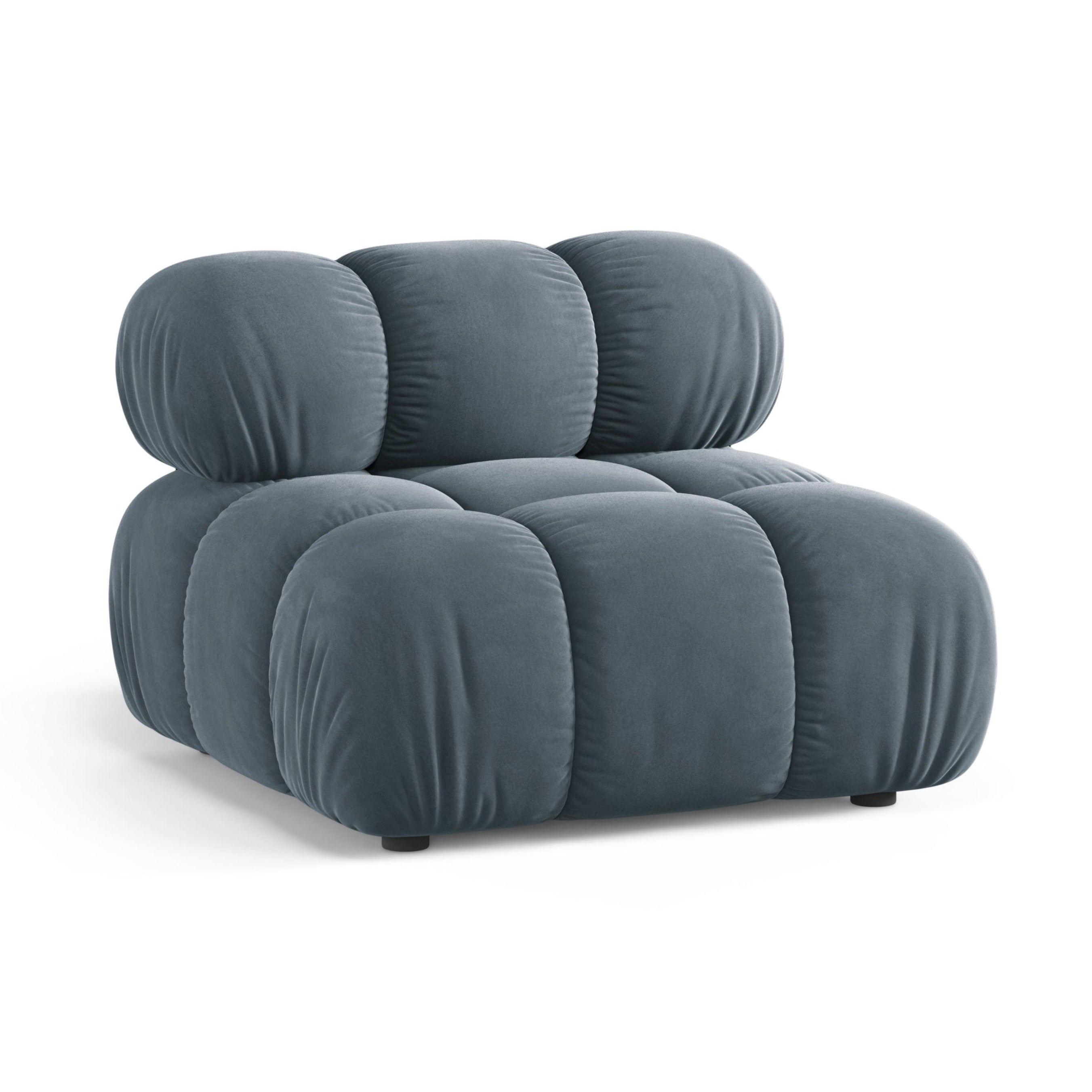 Bellis Blue Velvet Armchair / Module