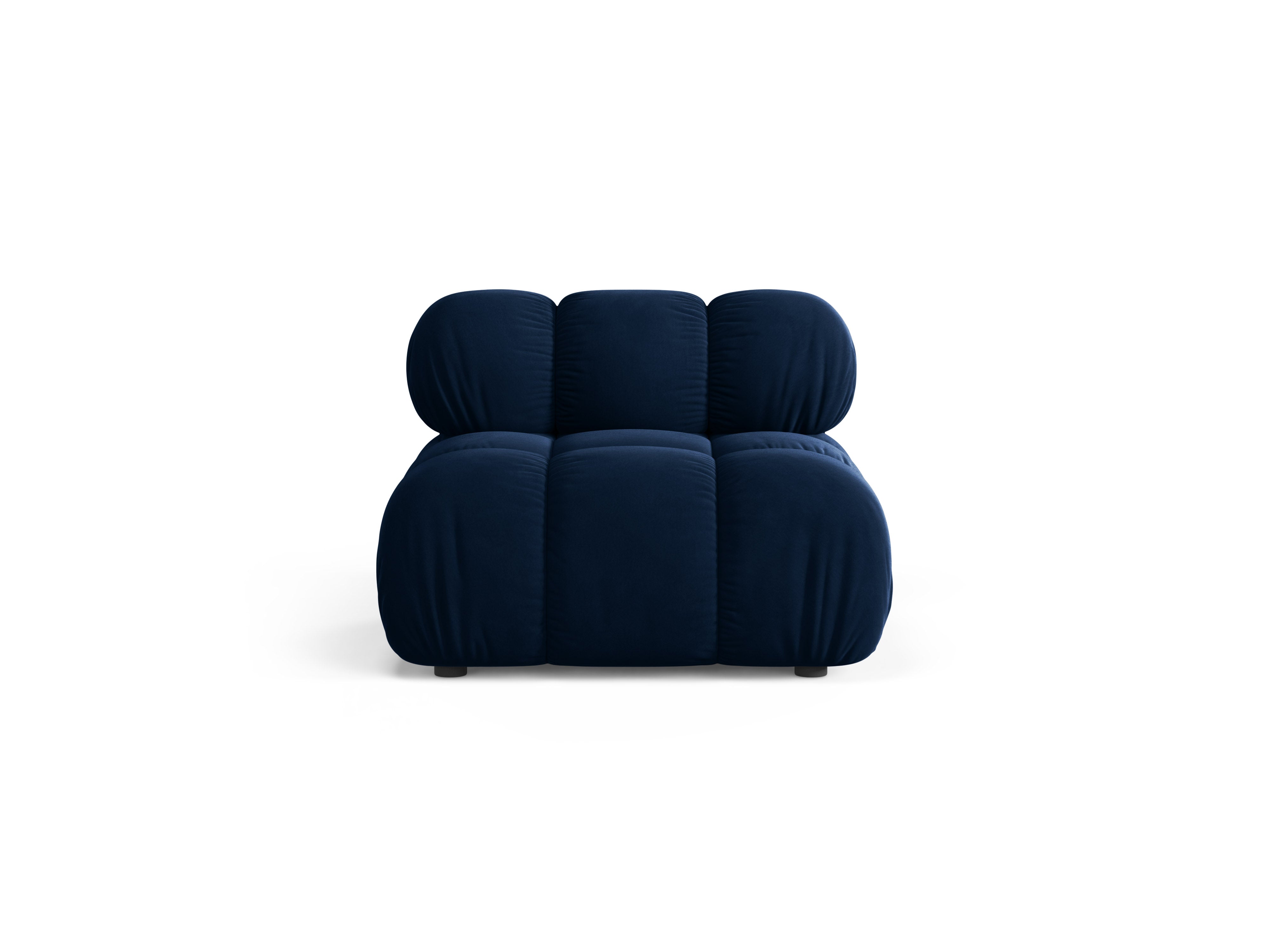 Armchair / velvet module BELLIS royal blue