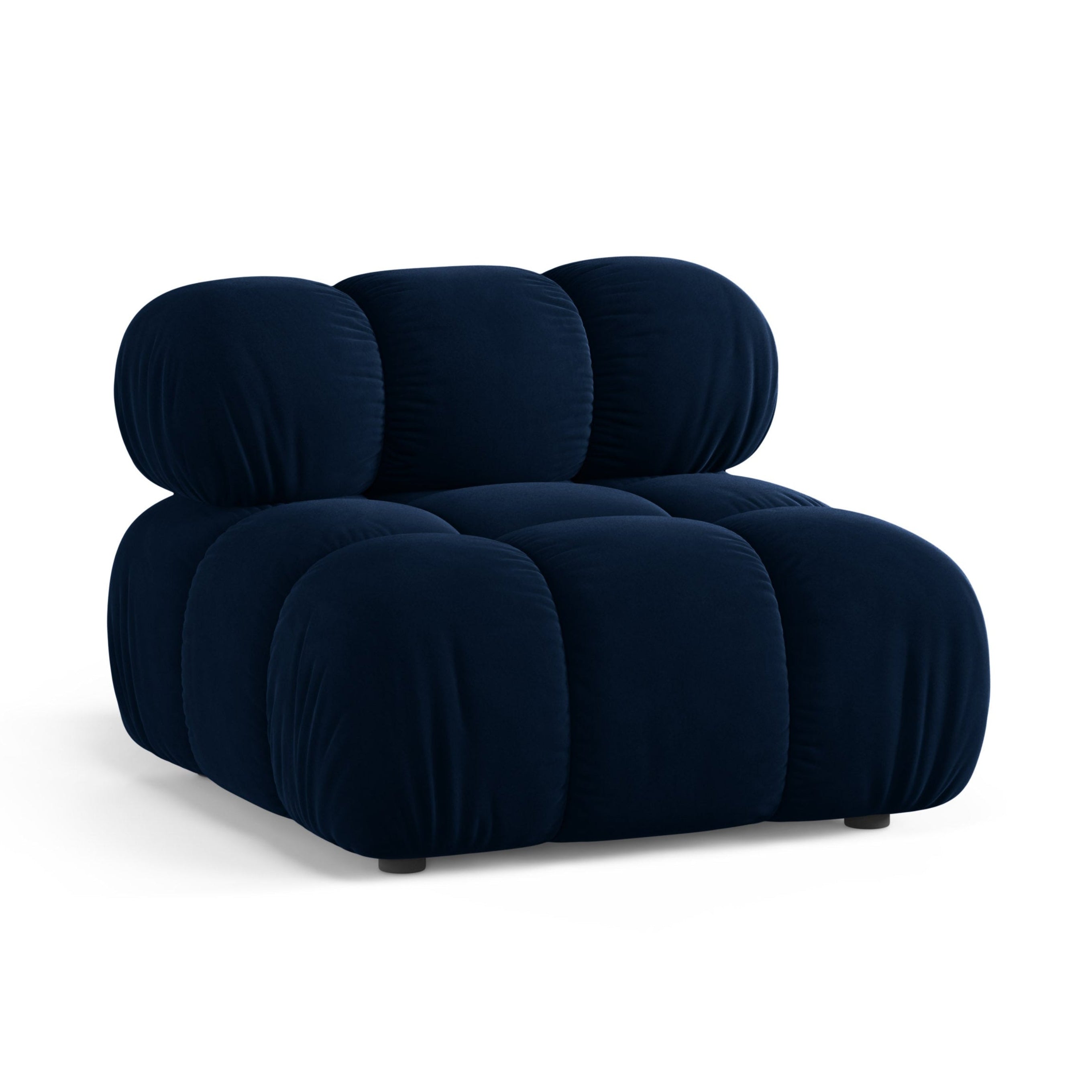 Armchair / velvet module BELLIS royal blue