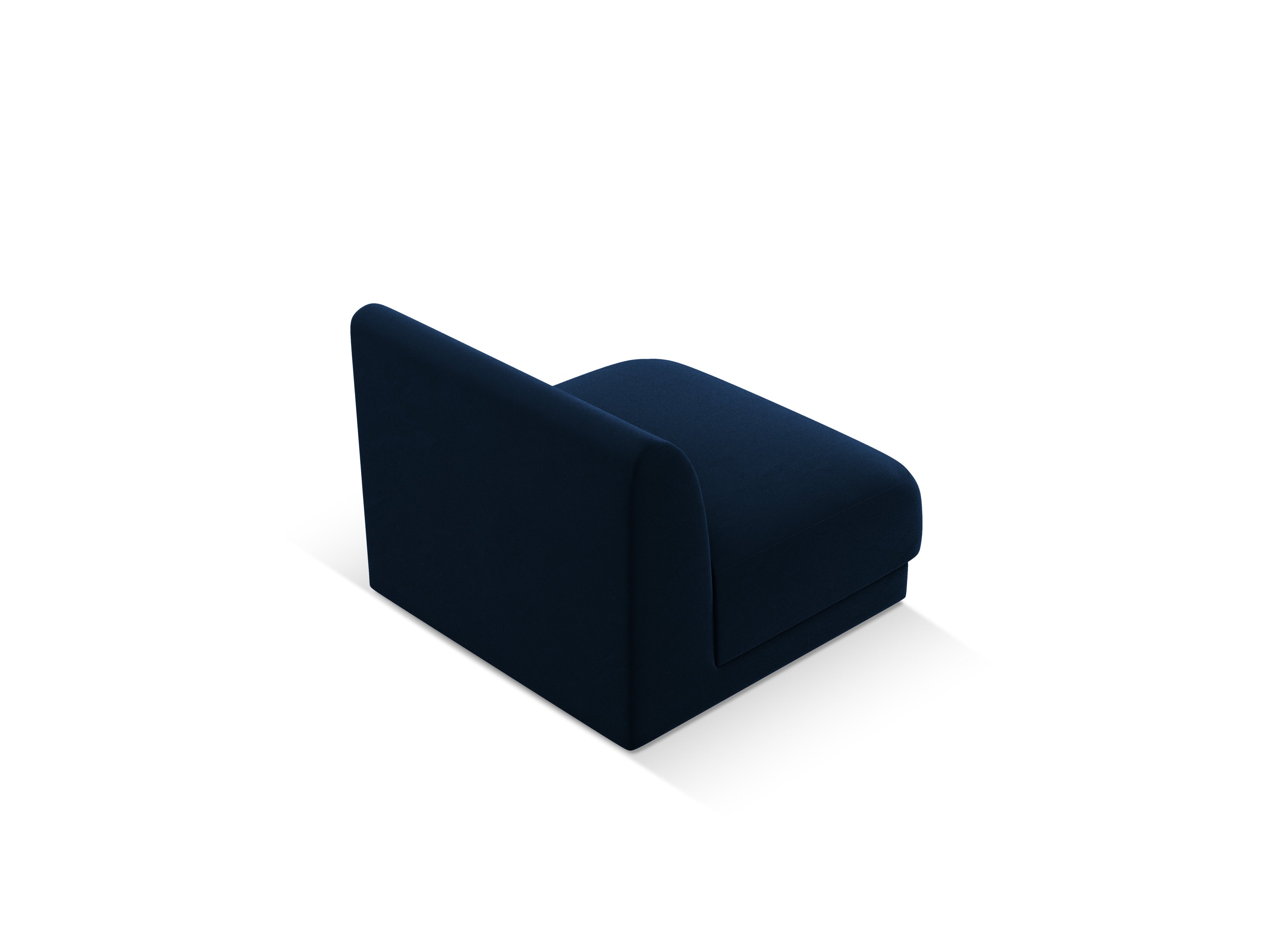 Armchair / velvet module MILEY royal blue