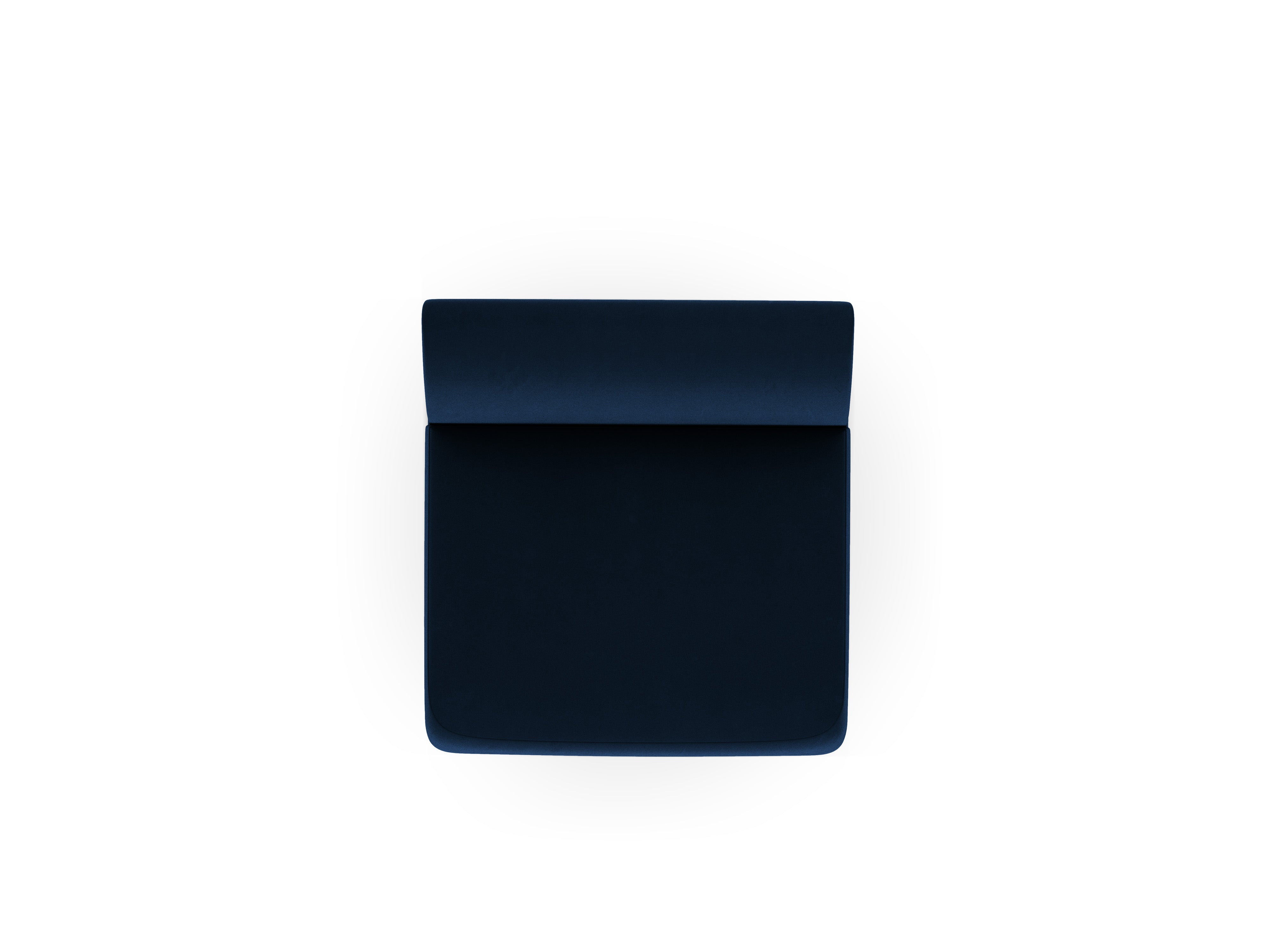 Armchair / velvet module MILEY royal blue