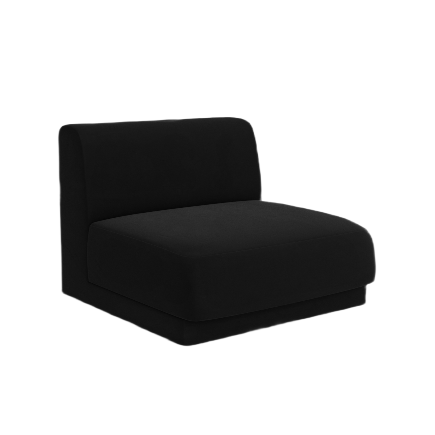 Sessel / Samtmodul MILEY schwarz