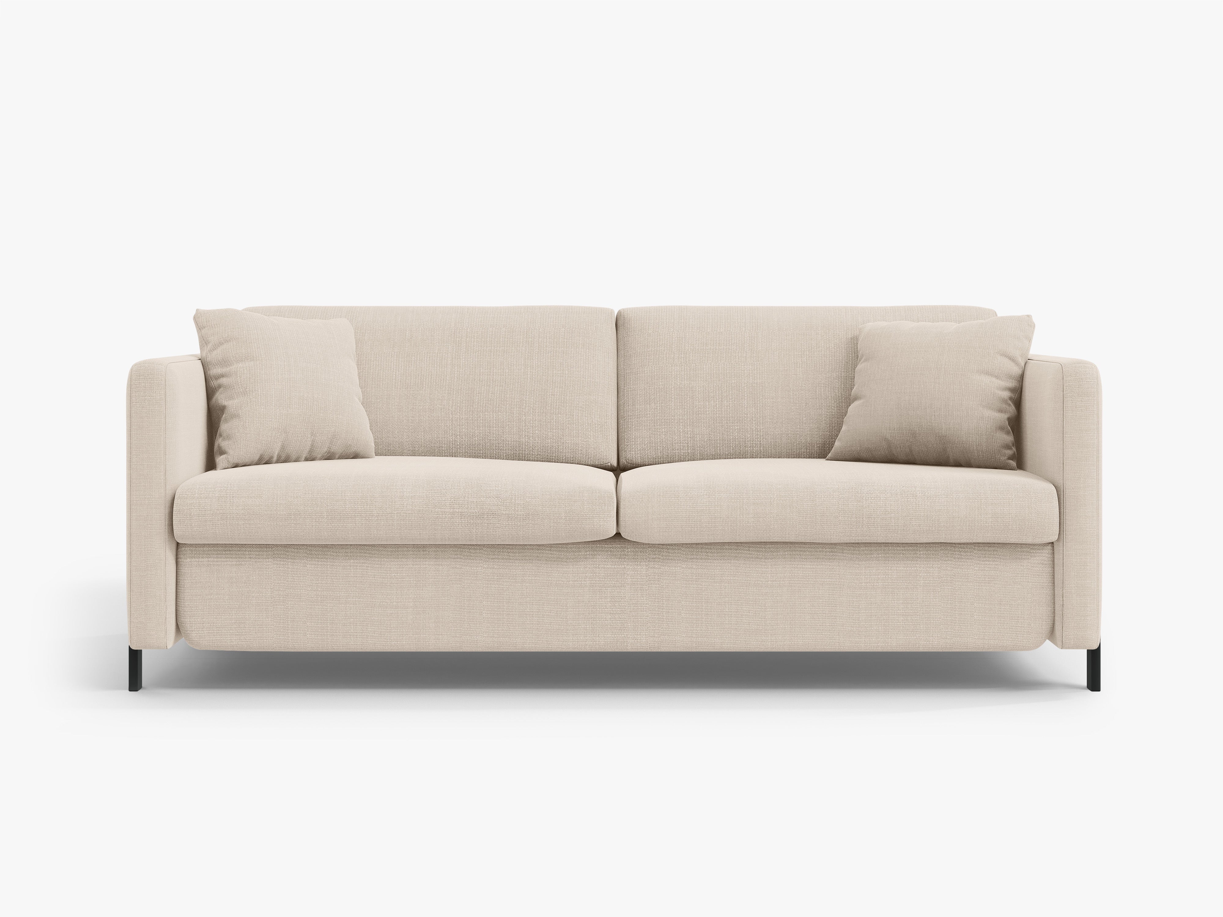Sofa with bed function, "Gloria", 2 Seats, Beige, 182x102x80
Made in Europe
