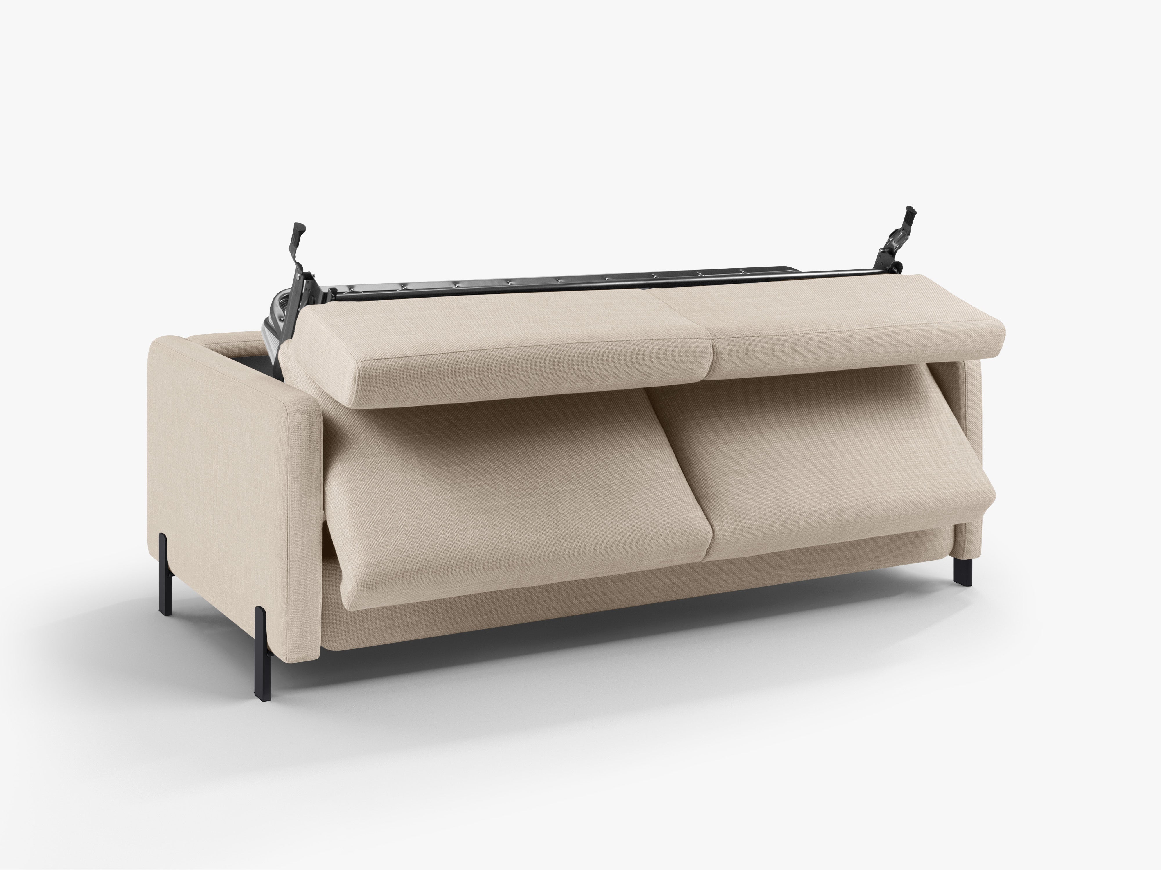 Sofa with bed function, "Gloria", 2 Seats, Beige, 182x102x80
Made in Europe