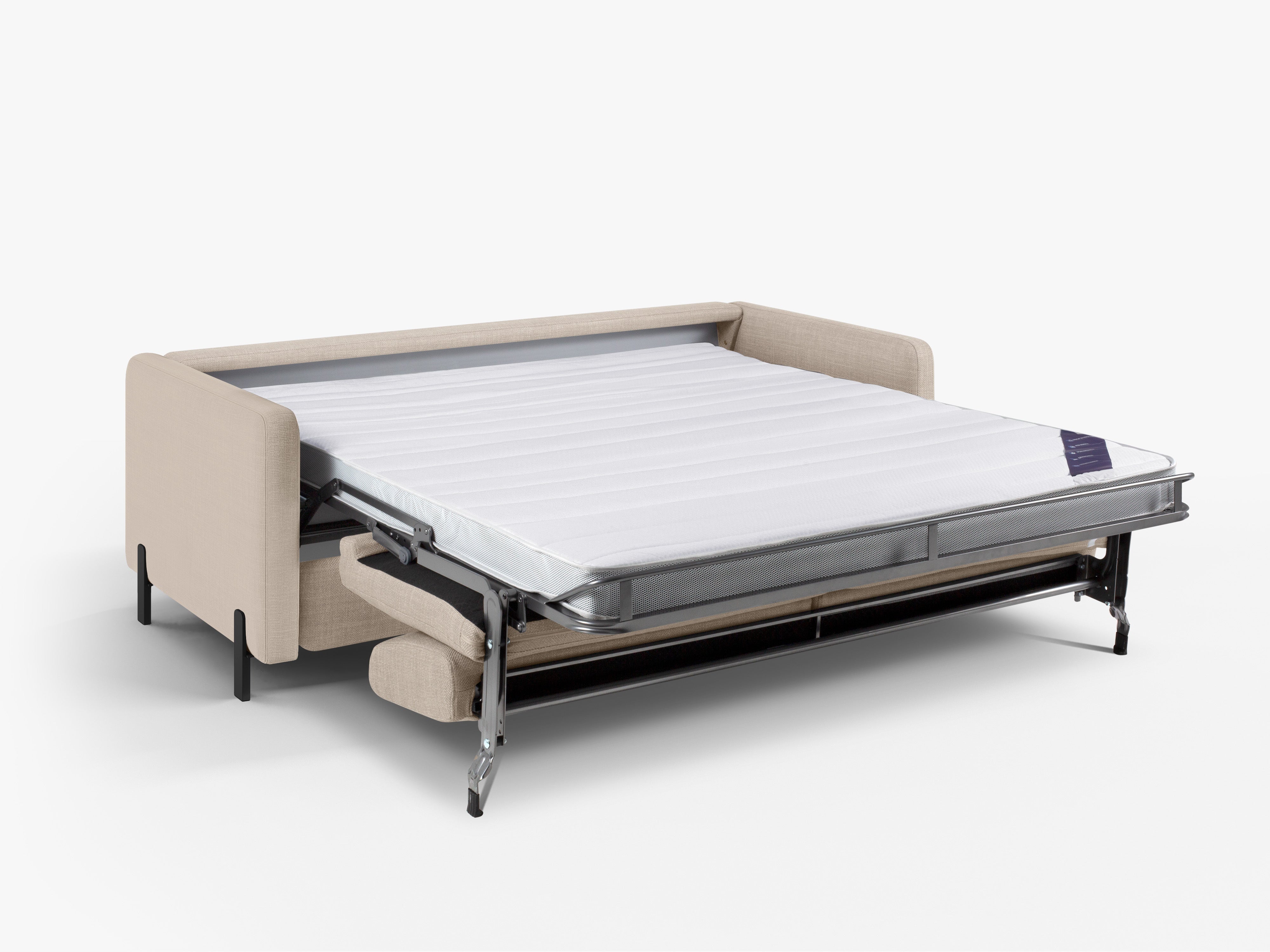 Sofa with bed function, "Gloria", 2 Seats, Beige, 182x102x80
Made in Europe