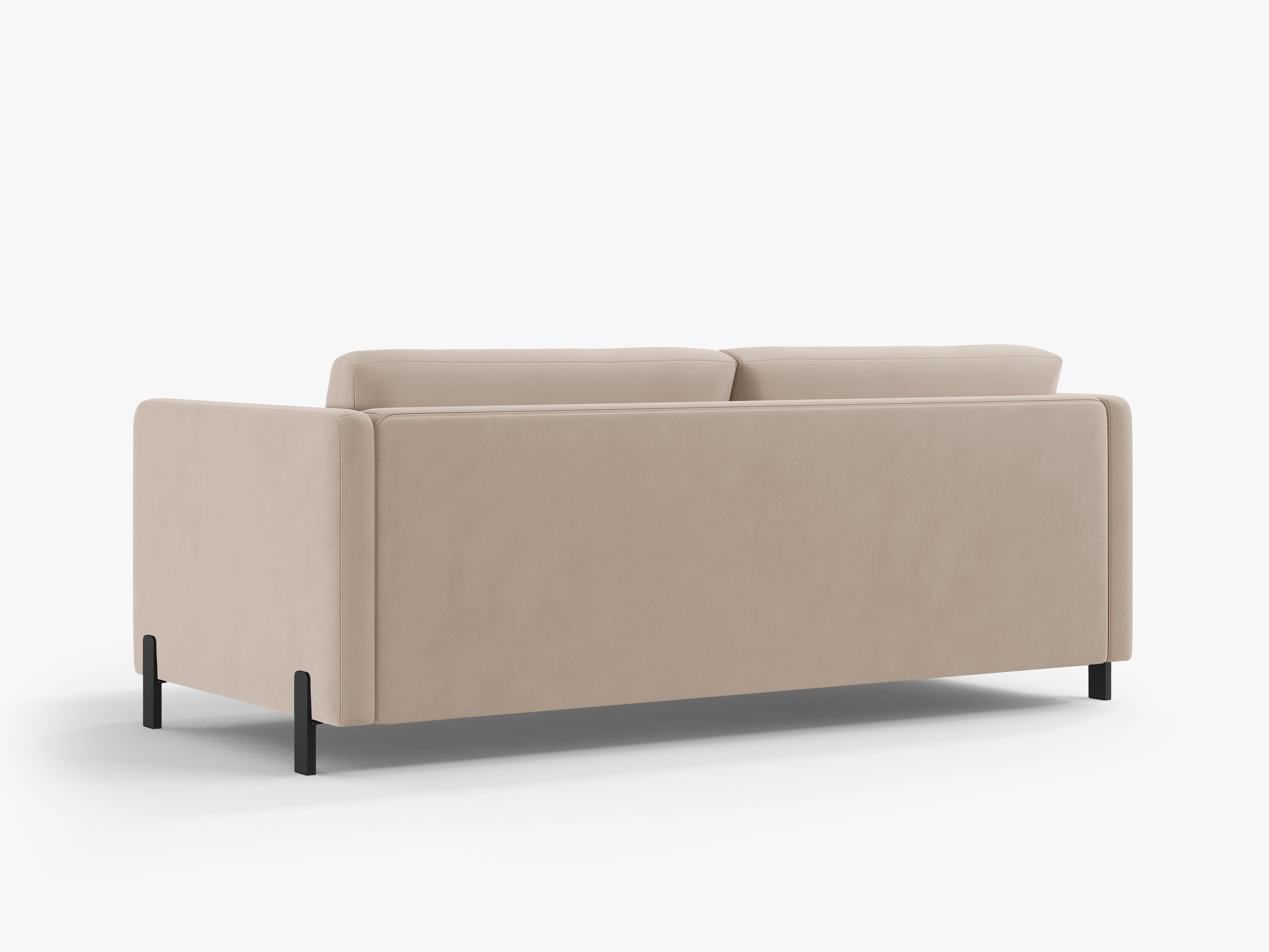 Samtsofa mit Bettfunktion, "Gloria", 2 Sitze, Beige, 182x102x80
In Europa gemacht